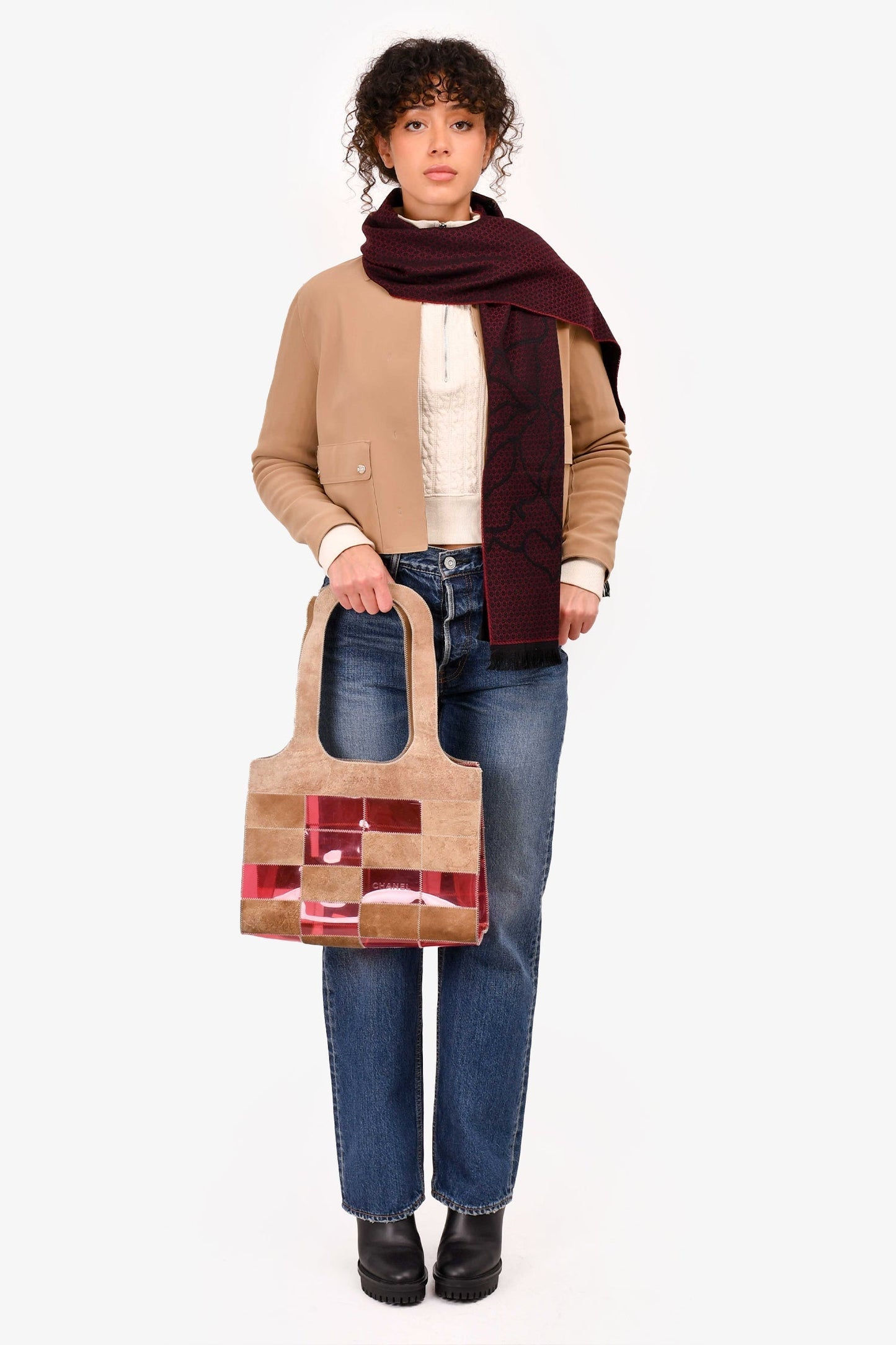 Chanel ™ 1997/99 Pink/Beige Tote Bag - Rovelle Bags