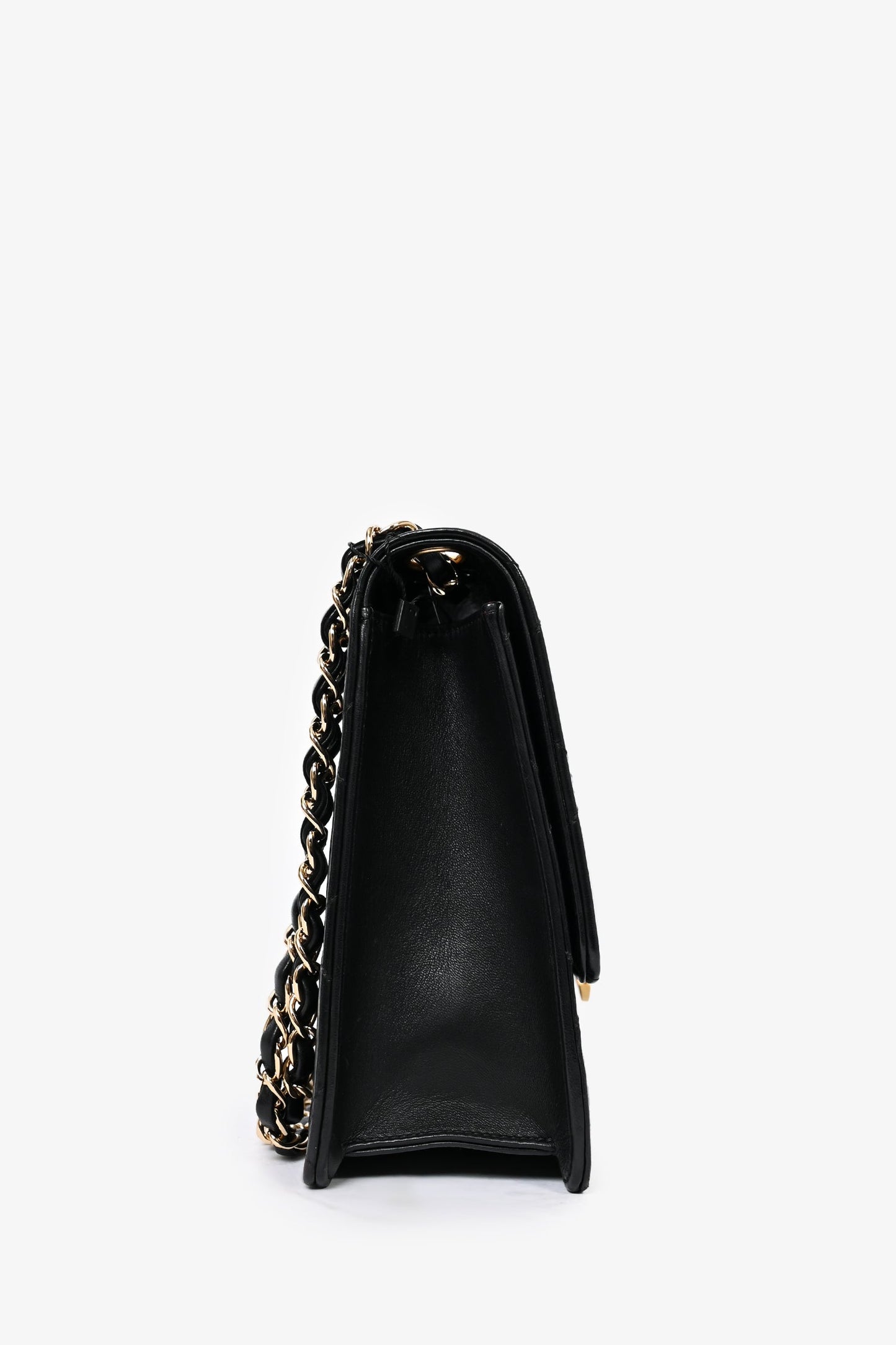 Chanel ™ Black Lambskin Shoulder Bag - Rovelle Bags
