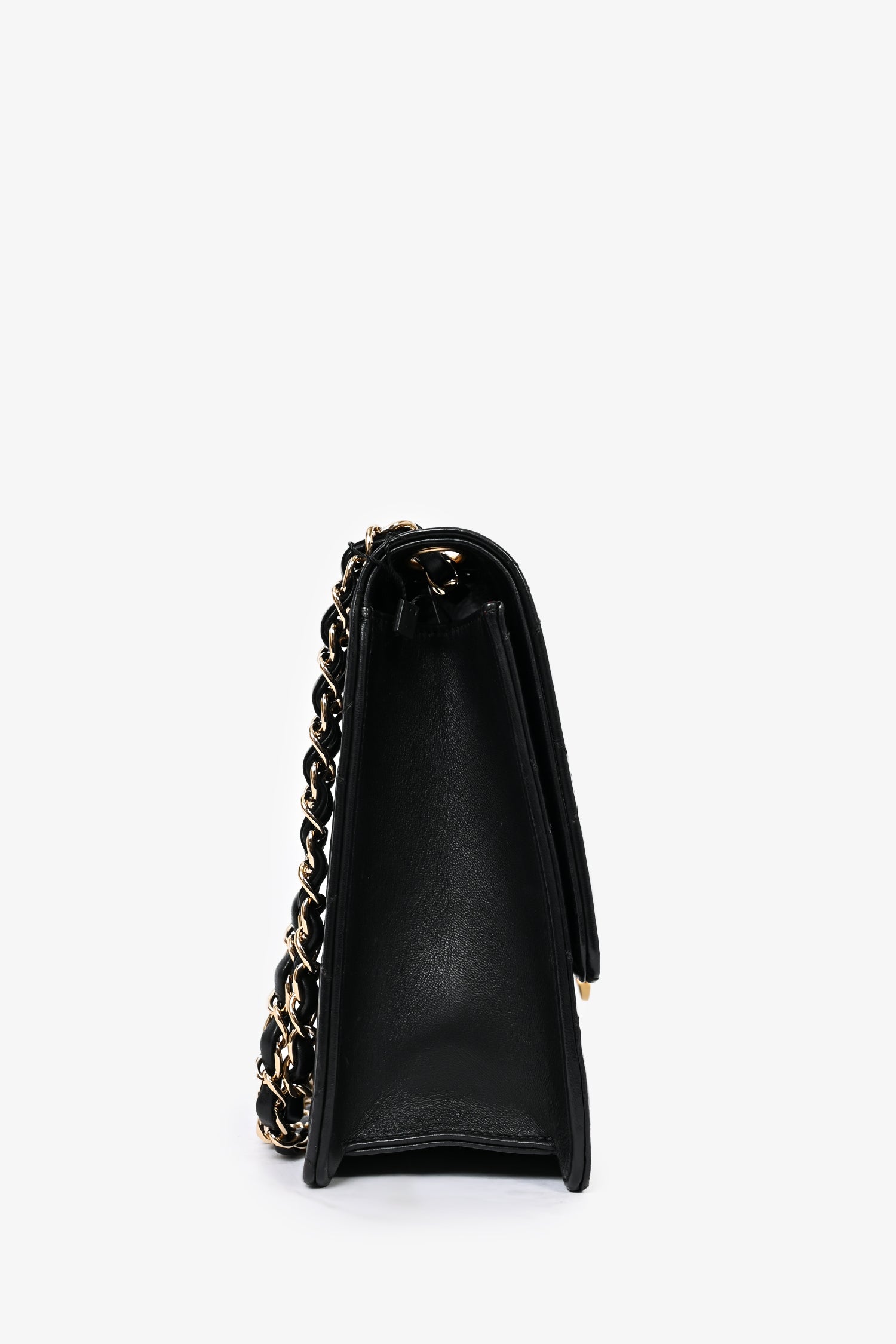 Chanel ™ Black Lambskin Shoulder Bag - Rovelle Bags