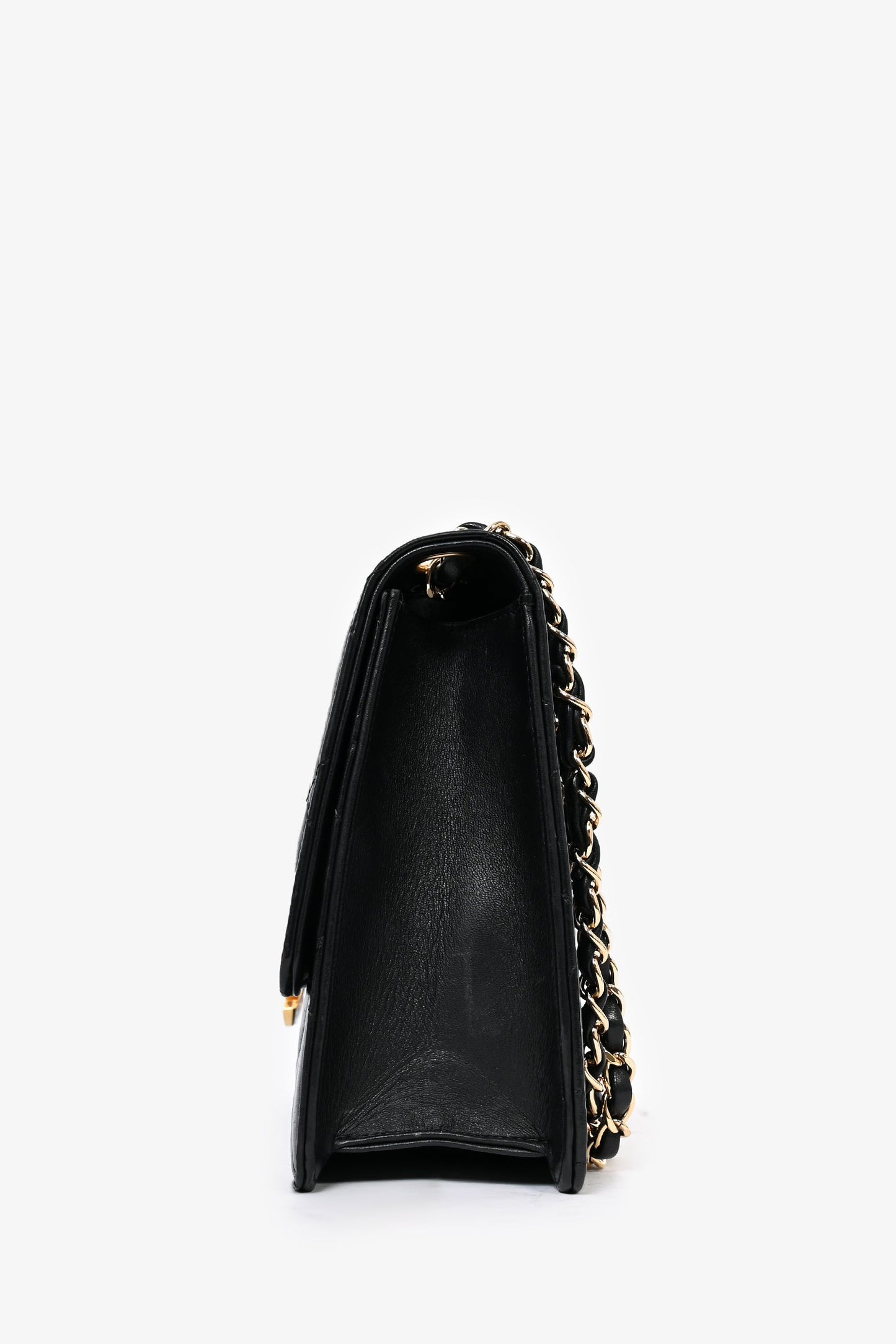 Chanel ™ Black Lambskin Shoulder Bag - Rovelle Bags
