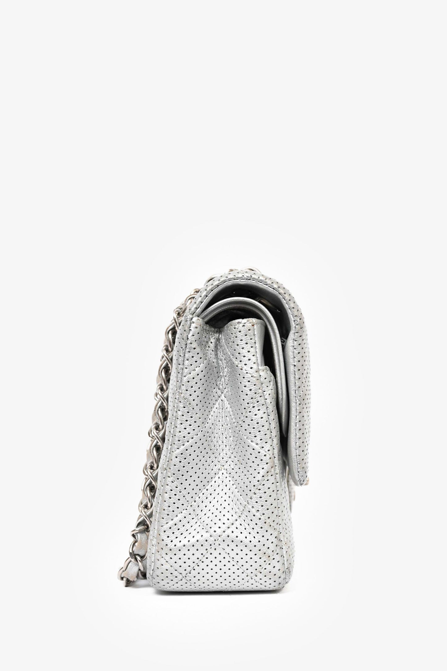 Chanel ™ 2014 Silver Shoulder Bag - Rovelle Bags