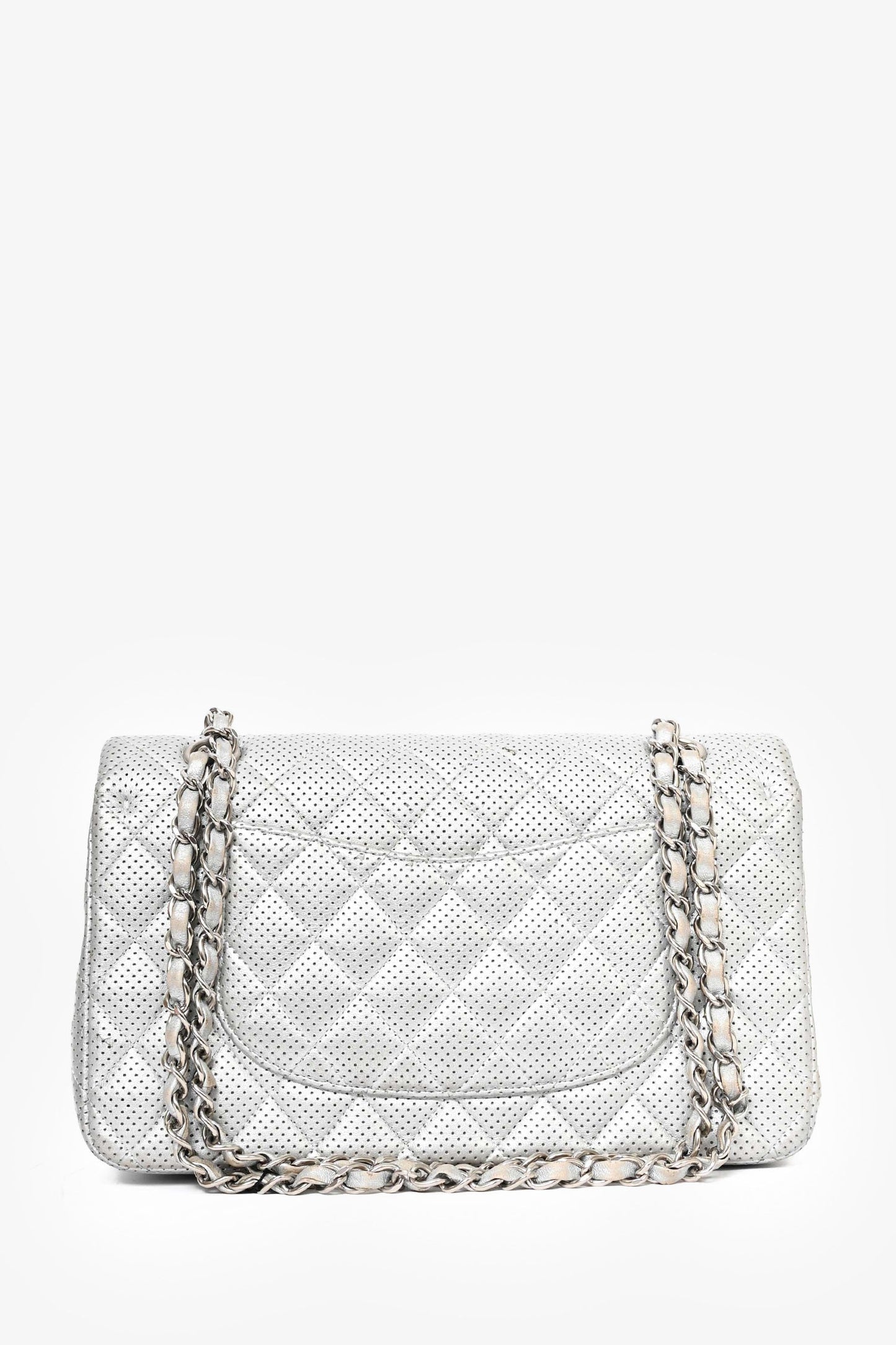 Chanel ™ 2014 Silver Shoulder Bag - Rovelle Bags