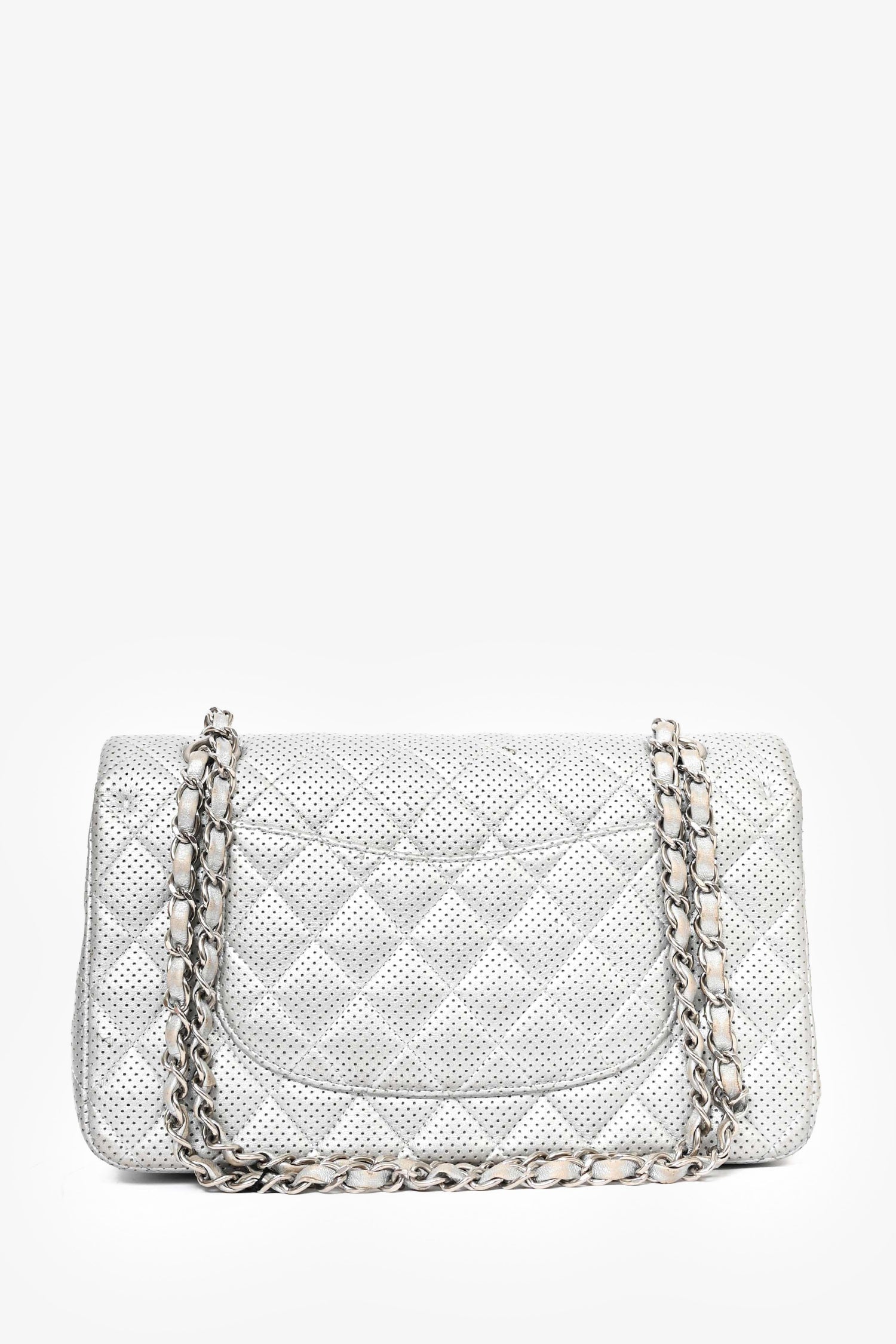 Chanel ™ 2014 Silver Shoulder Bag - Rovelle Bags