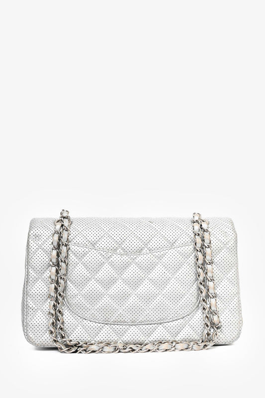 Chanel ™ 2014 Silver Shoulder Bag - Rovelle Bags
