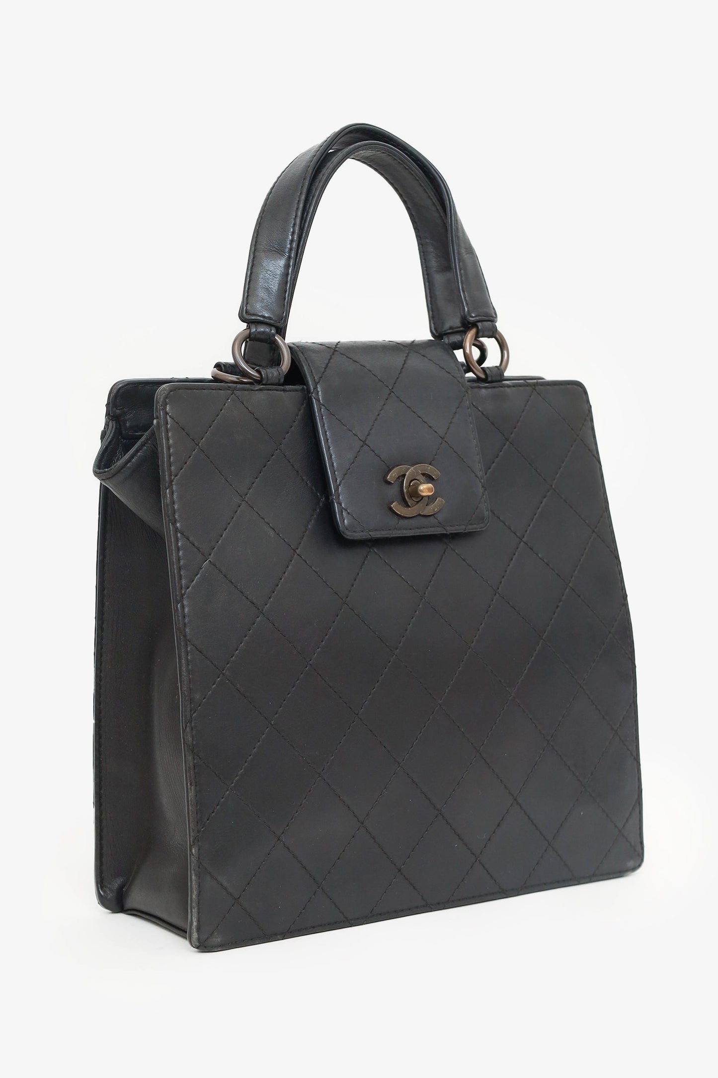 Chanel ™ 1996-97 Black Tote Bag - Rovelle Bags