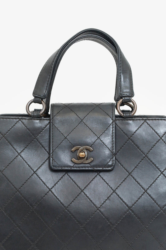 Chanel ™ 1996-97 Black Tote Bag - Rovelle Bags