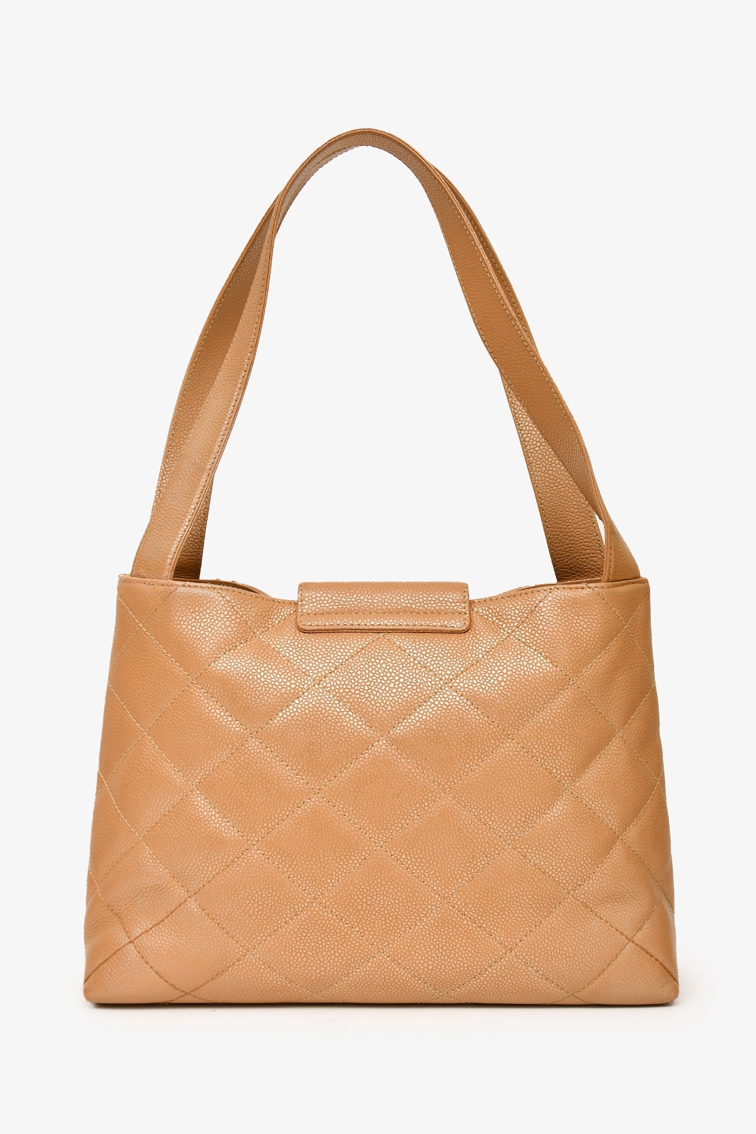 Chanel ™ 2000-02 Beige Shoulder Bag - Rovelle Bags