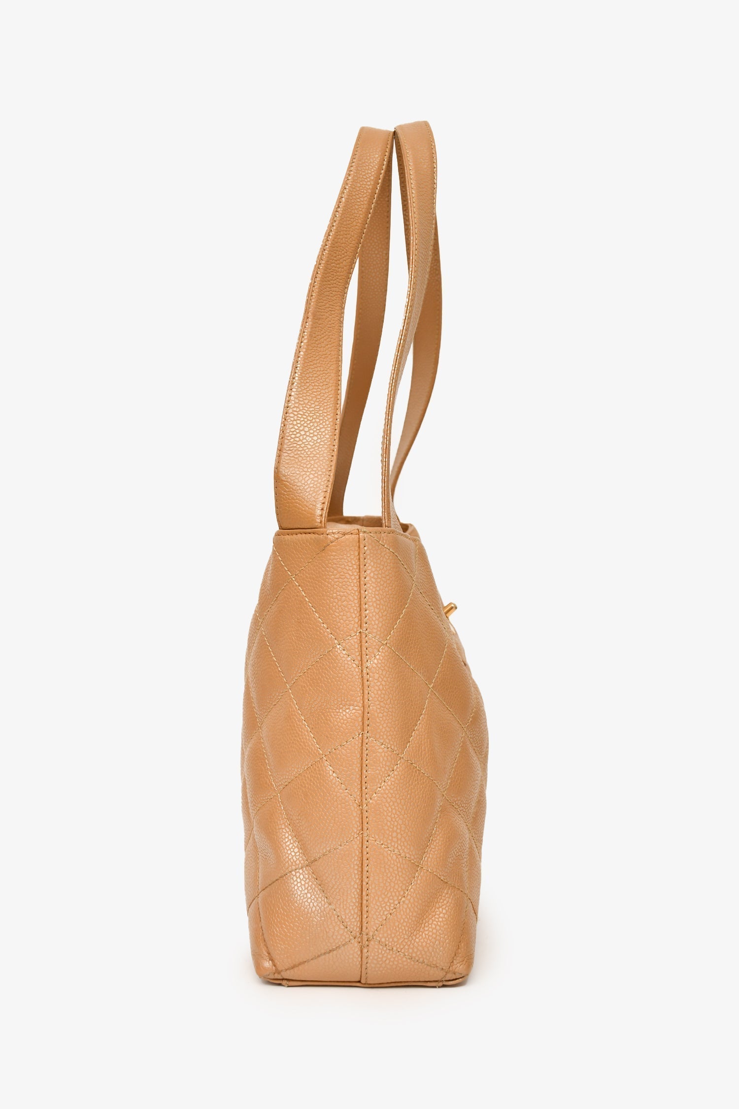 Chanel ™ 2000-02 Beige Shoulder Bag - Rovelle Bags