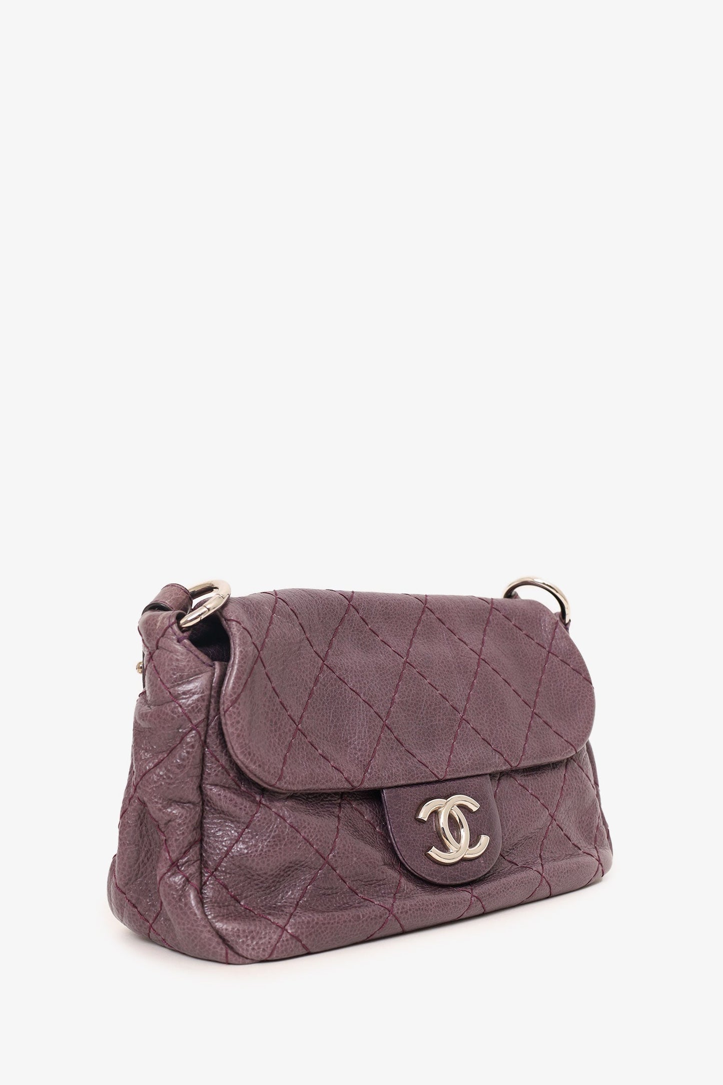Chanel ™ 2009-10 Purple Flap Bag - Rovelle Bags