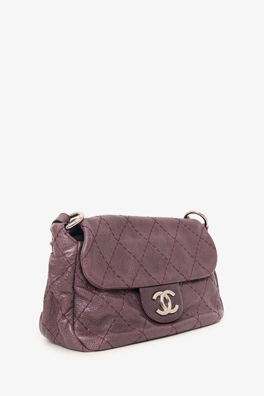 Chanel ™ 2009-10 Purple Flap Bag - Rovelle Bags