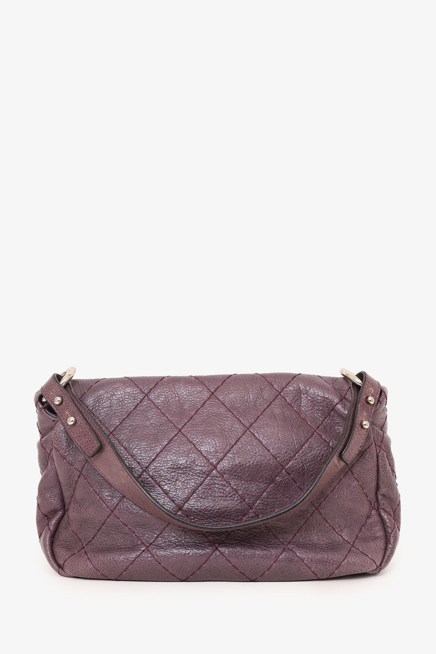 Chanel ™ 2009-10 Purple Flap Bag - Rovelle Bags