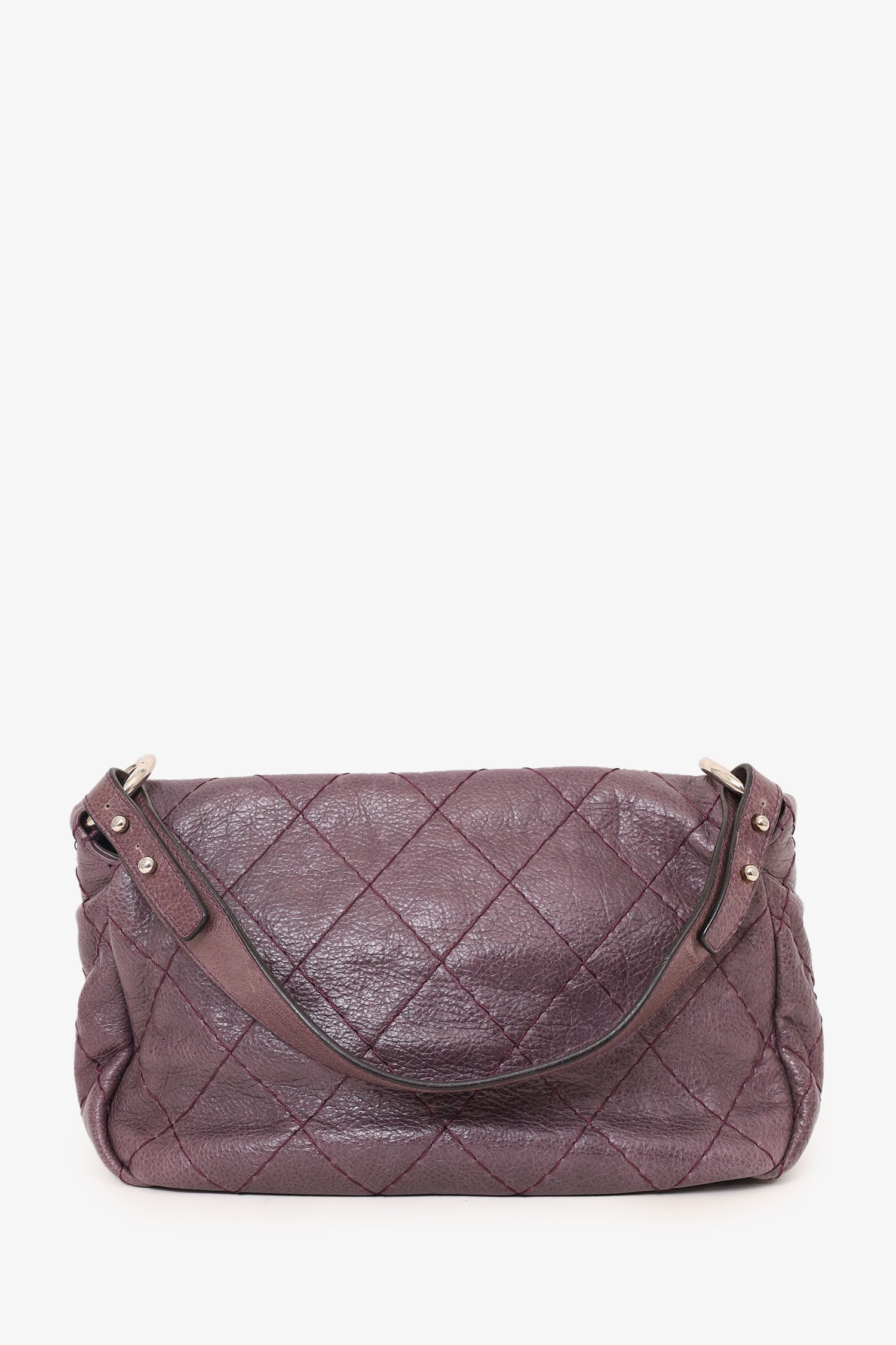 Chanel ™ 2009-10 Purple Flap Bag - Rovelle Bags