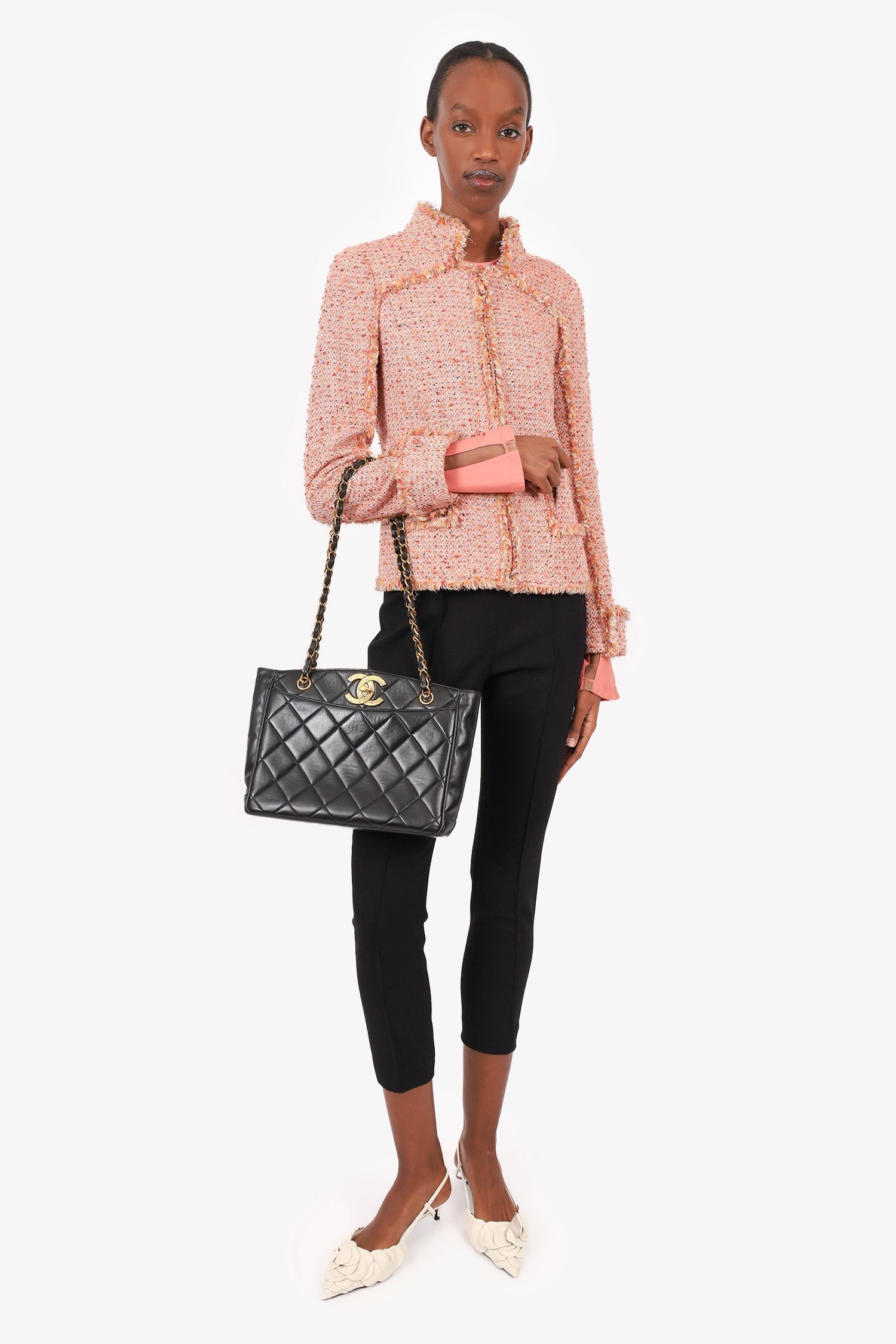 Chanel ™ Black Quilted Tote Bag - Rovelle Bags