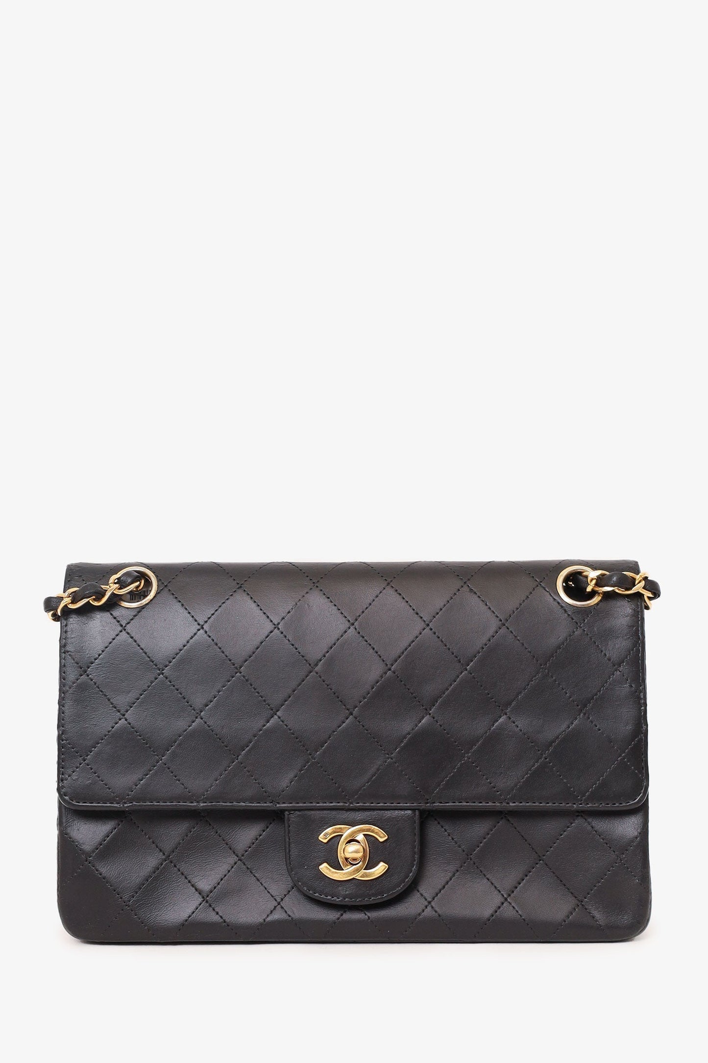 Chanel ™ 1986-88 Black Flap Bag - Rovelle Bags