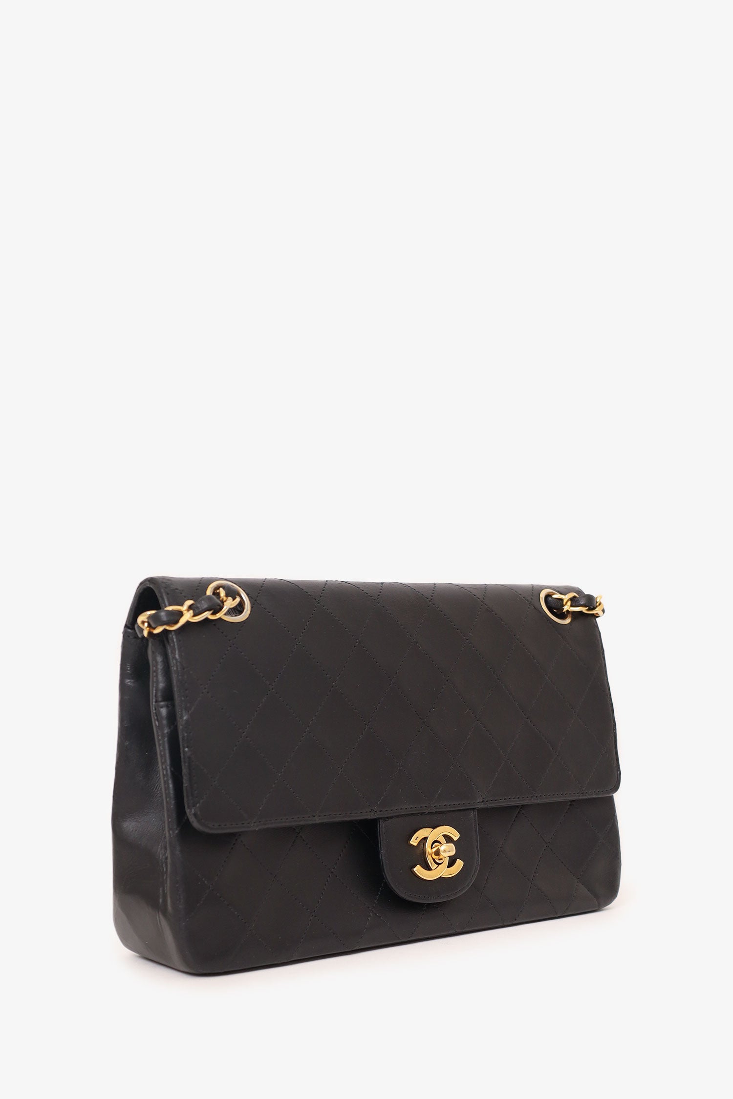 Chanel ™ 1986-88 Black Flap Bag - Rovelle Bags