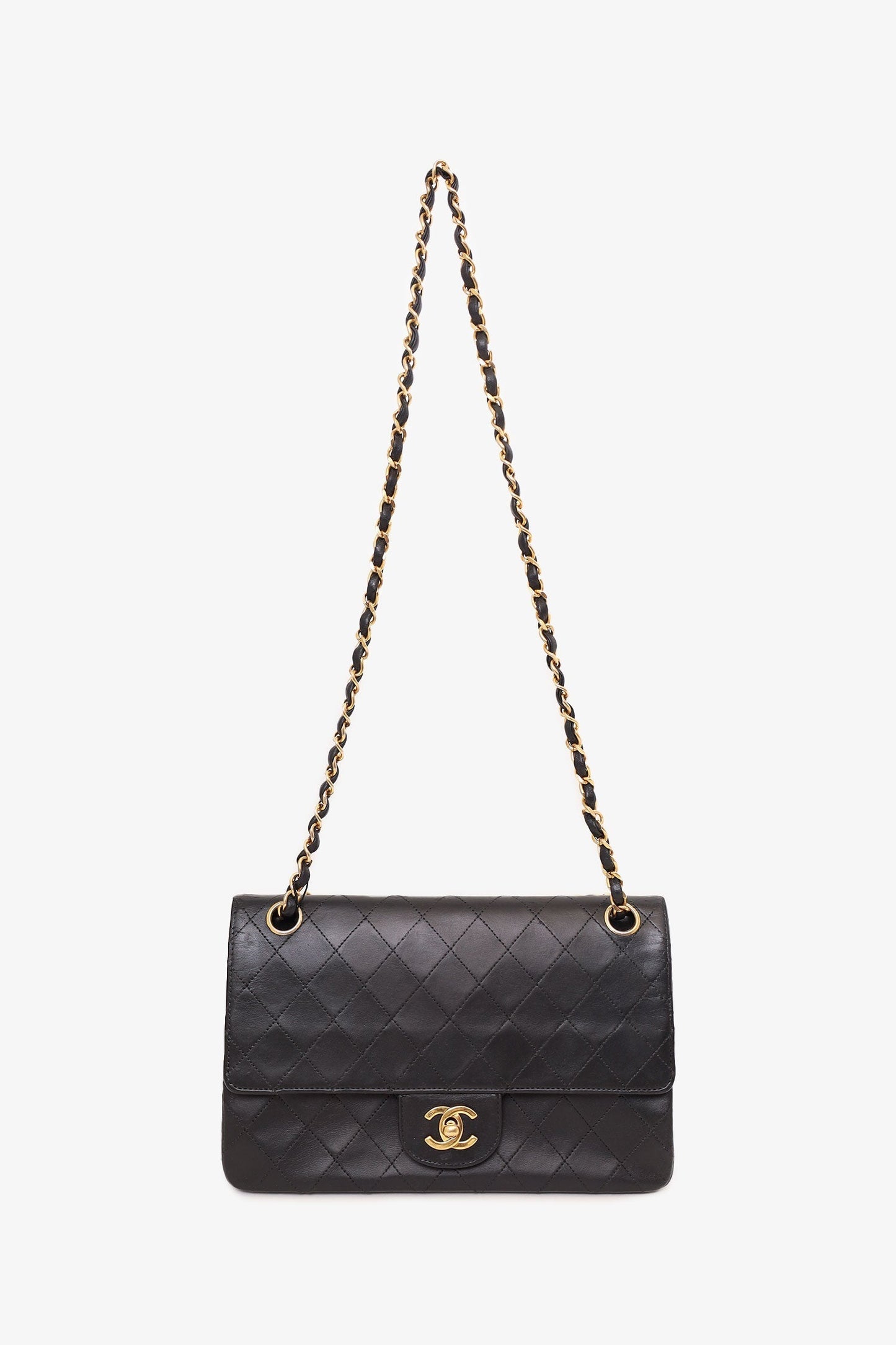 Chanel ™ 1986-88 Black Flap Bag - Rovelle Bags