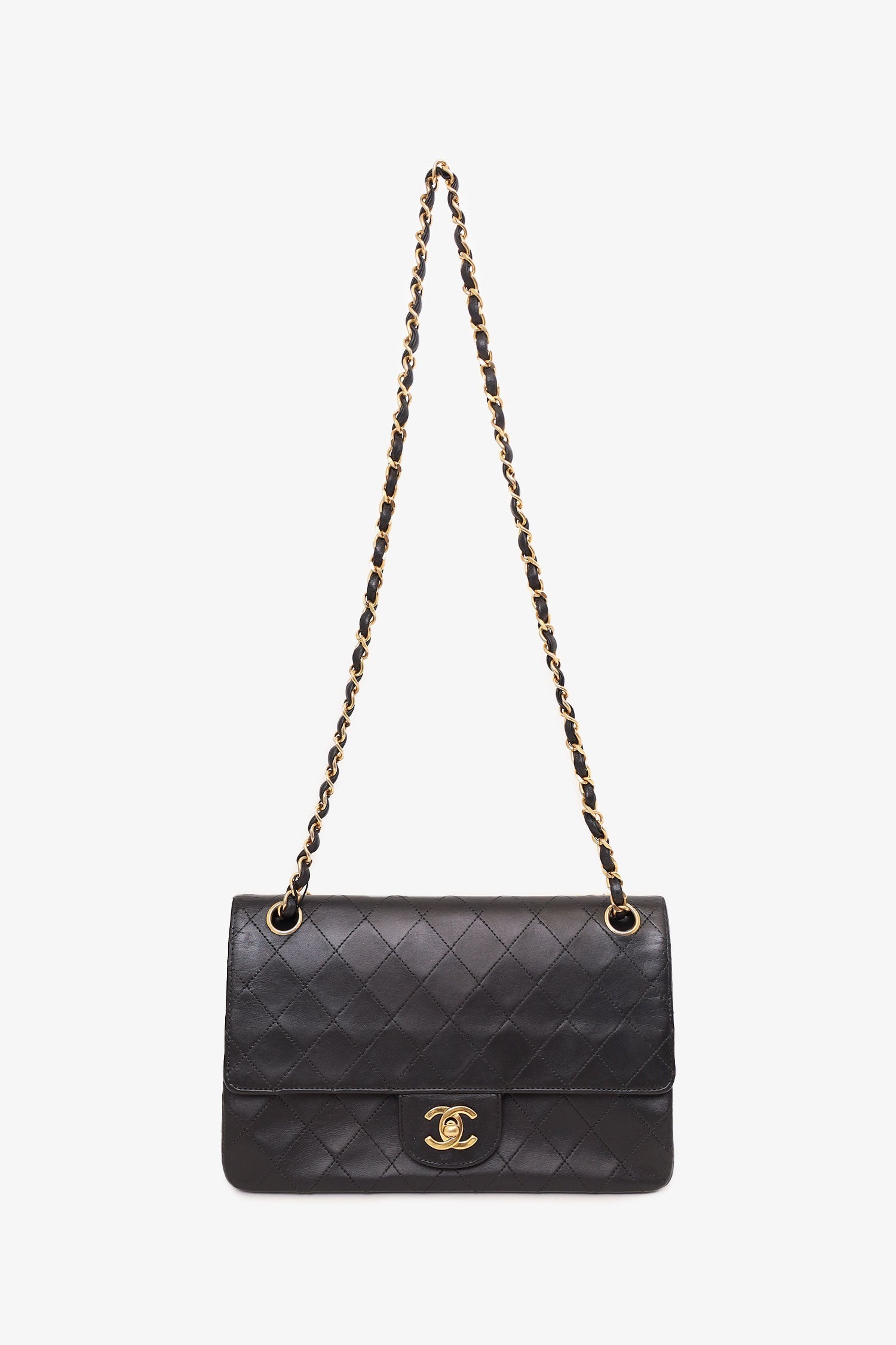 Chanel ™ 1986-88 Black Flap Bag - Rovelle Bags