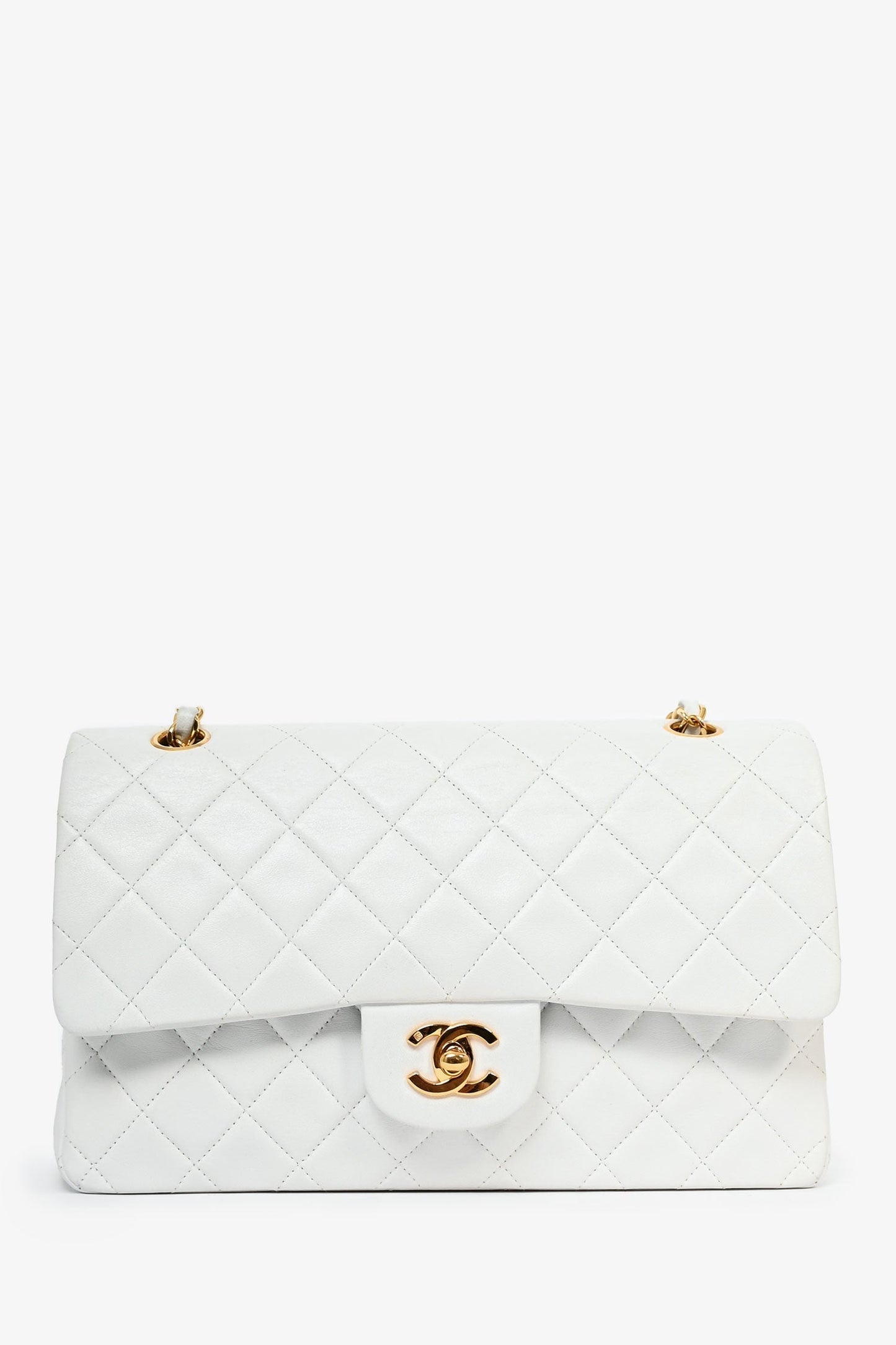 Chanel ™ 1991-94 White Shoulder Bag - Rovelle Bags