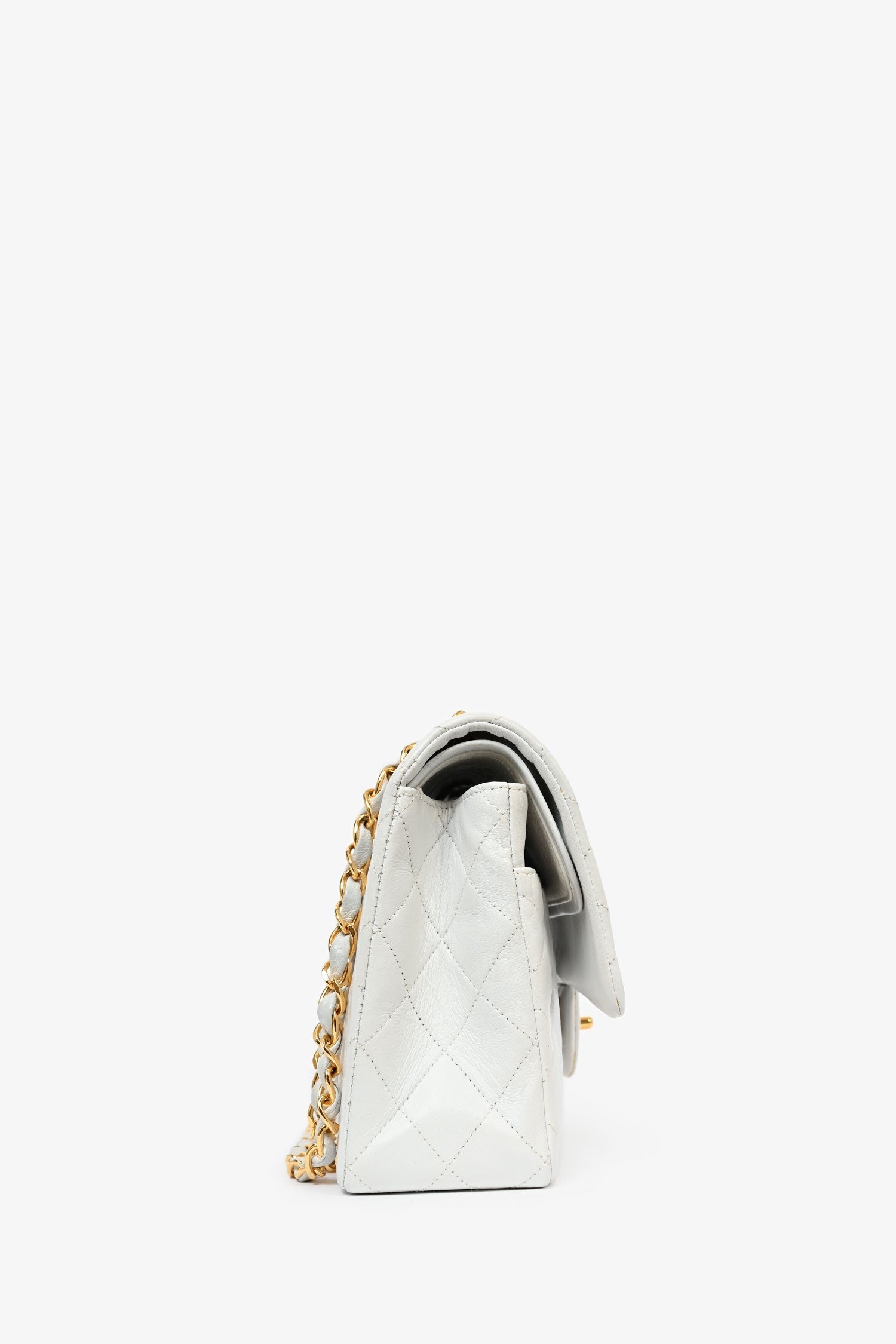 Chanel ™ 1991-94 White Shoulder Bag - Rovelle Bags