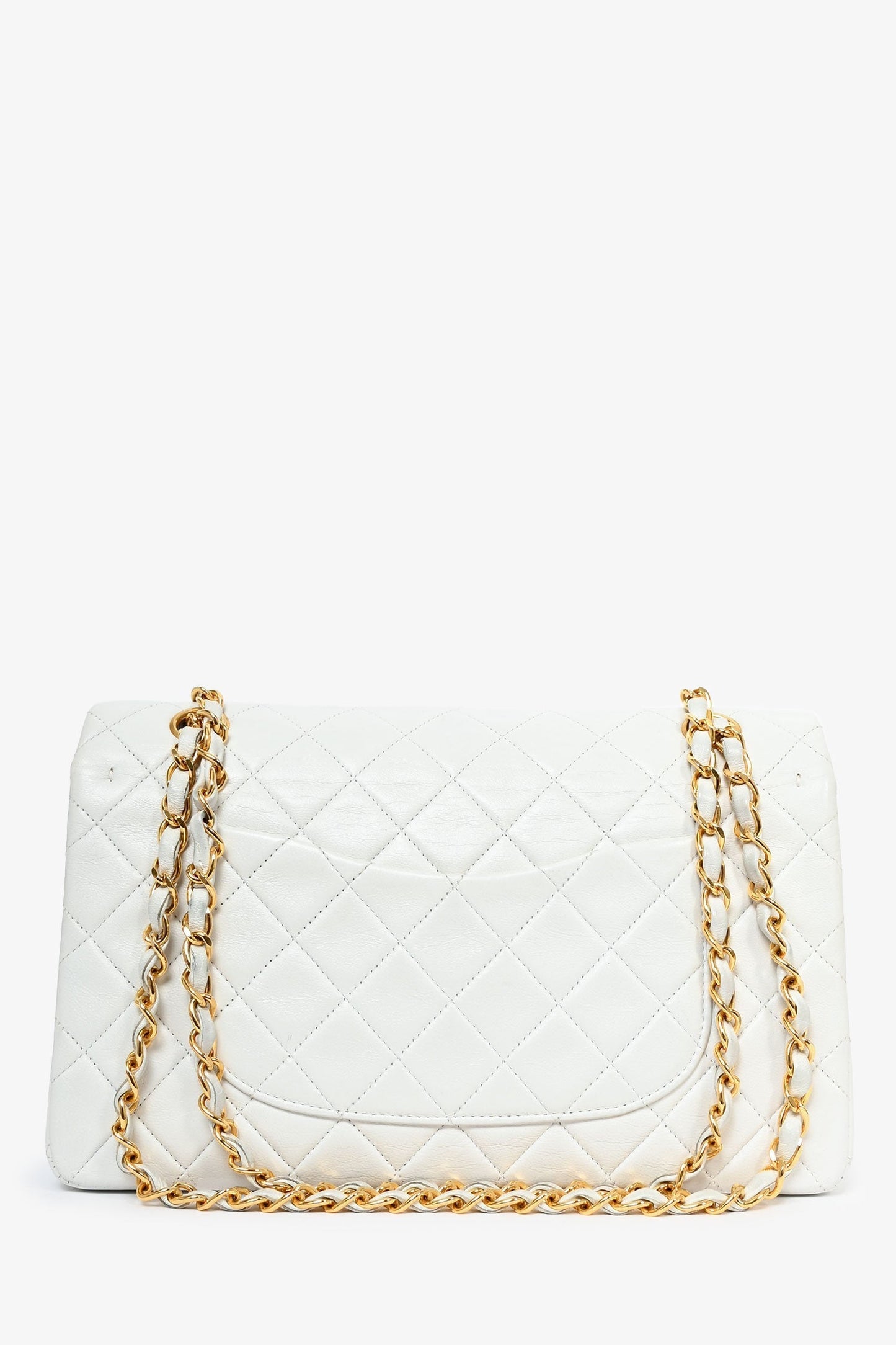 Chanel ™ 1991-94 White Shoulder Bag - Rovelle Bags