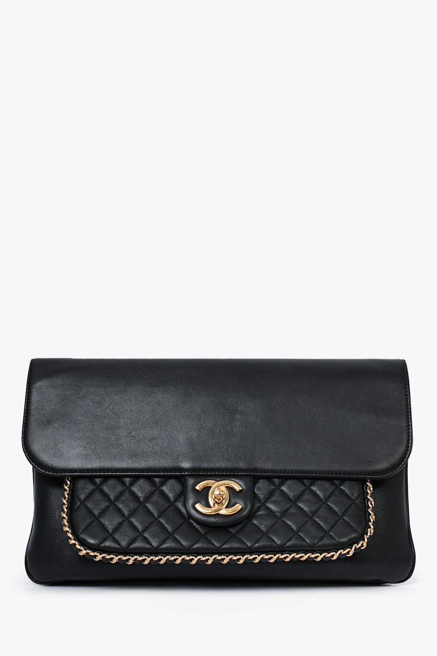Chanel ™ 2017/18 Black Clutch Bag - Rovelle Bags