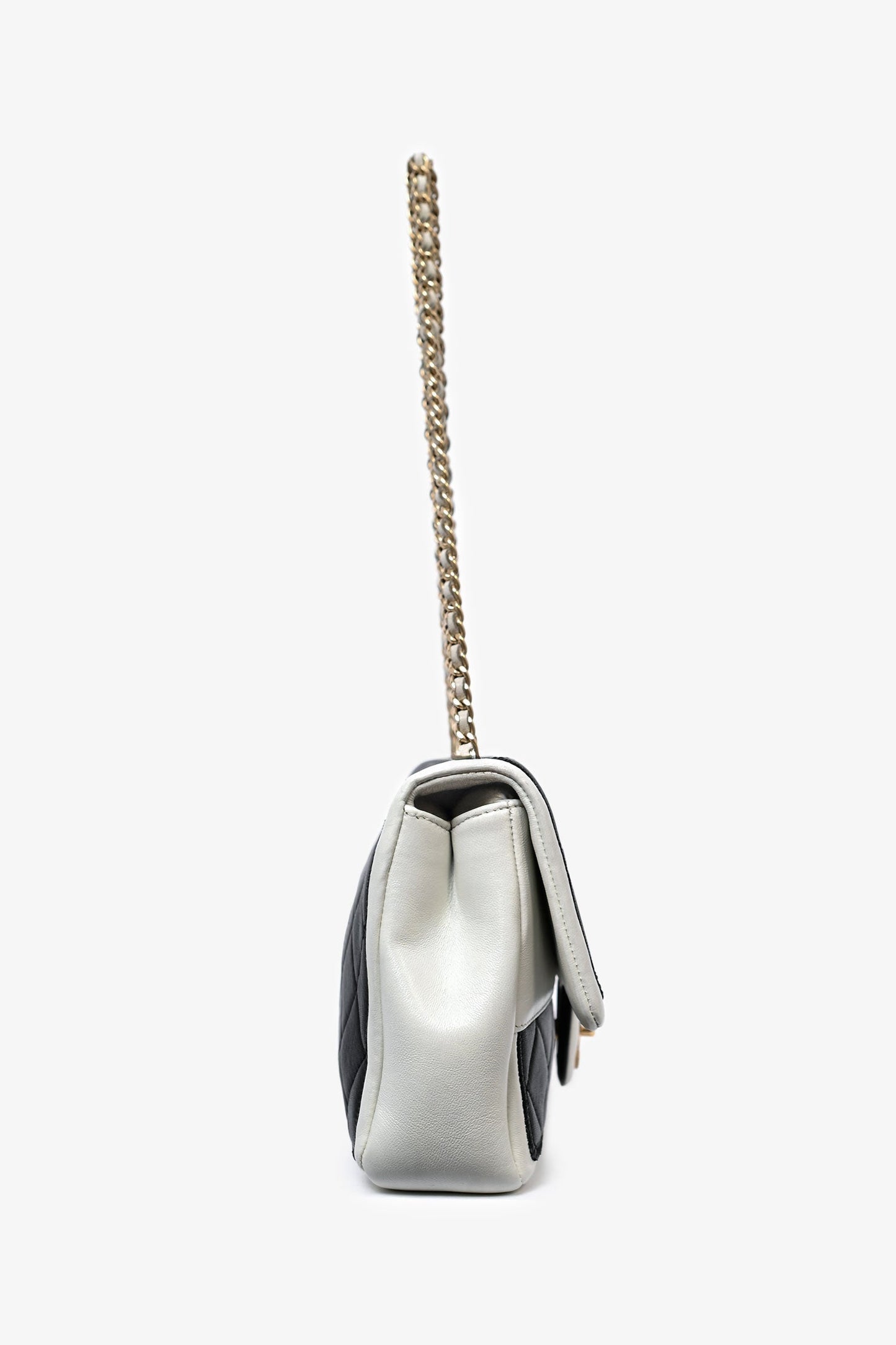 Chanel ™ 2012/13 Black/White Flap Bag - Rovelle Bags