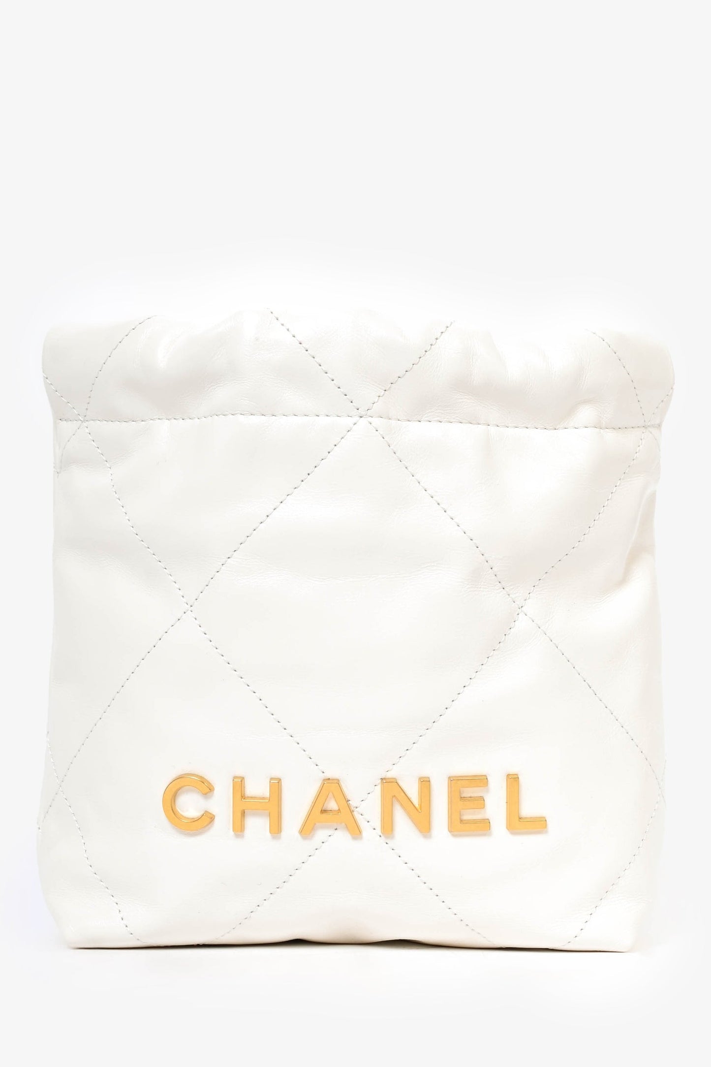 Chanel ™ 22 White Shoulder Bag - Rovelle Bags