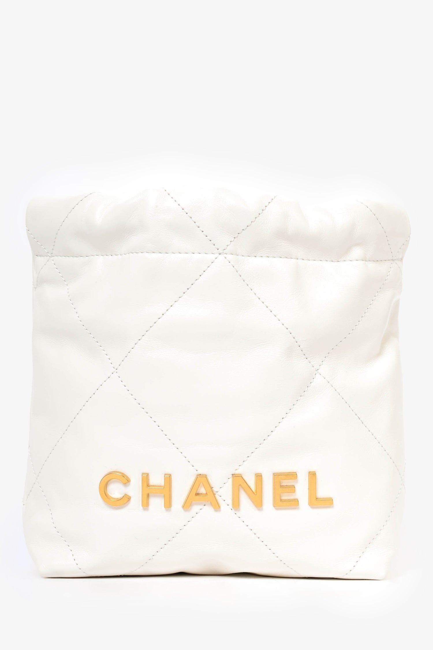 Chanel ™ 22 White Shoulder Bag - Rovelle Bags