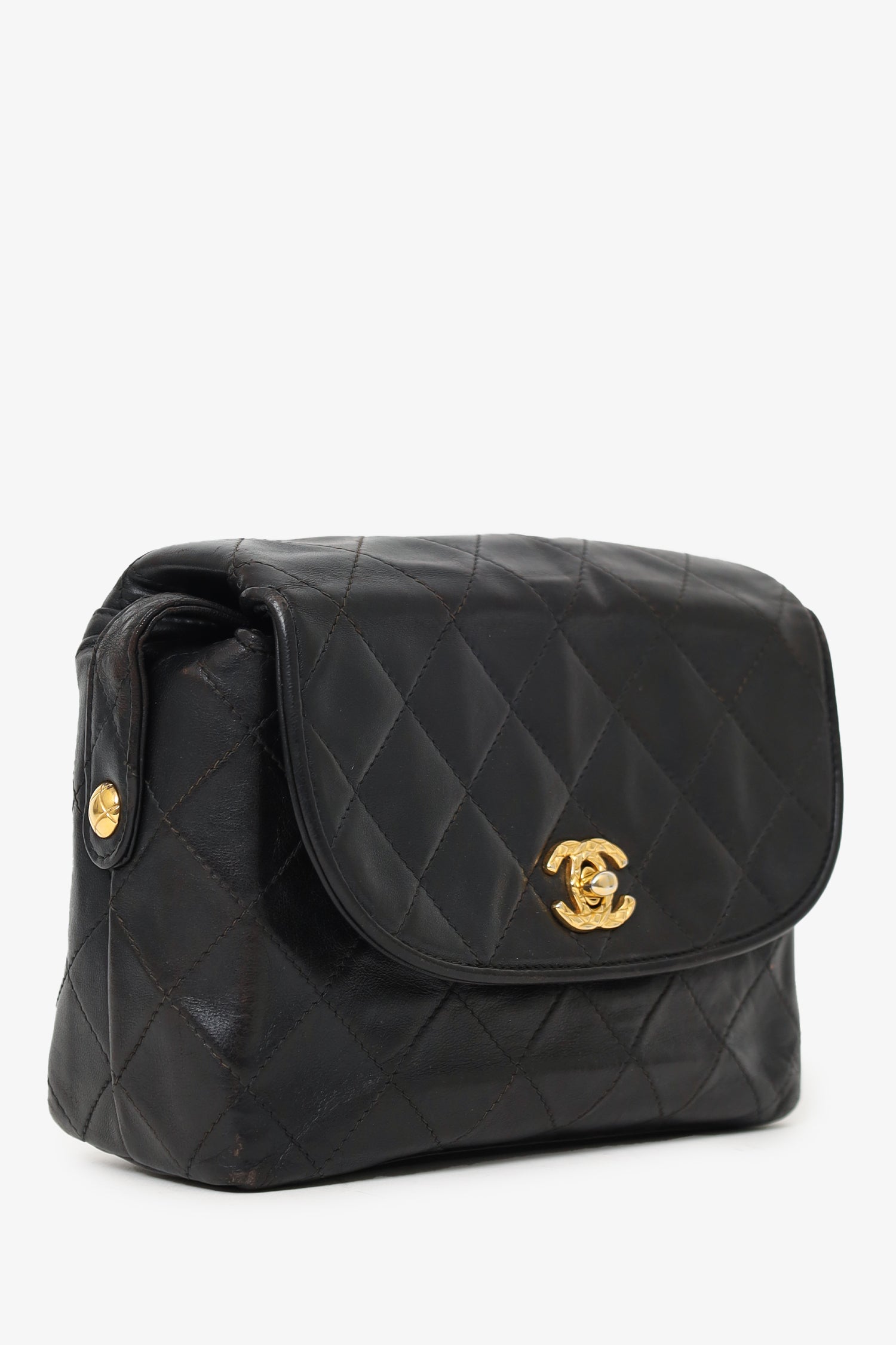 Chanel ™ 1991-94 Black Shoulder Bag - Rovelle Bags