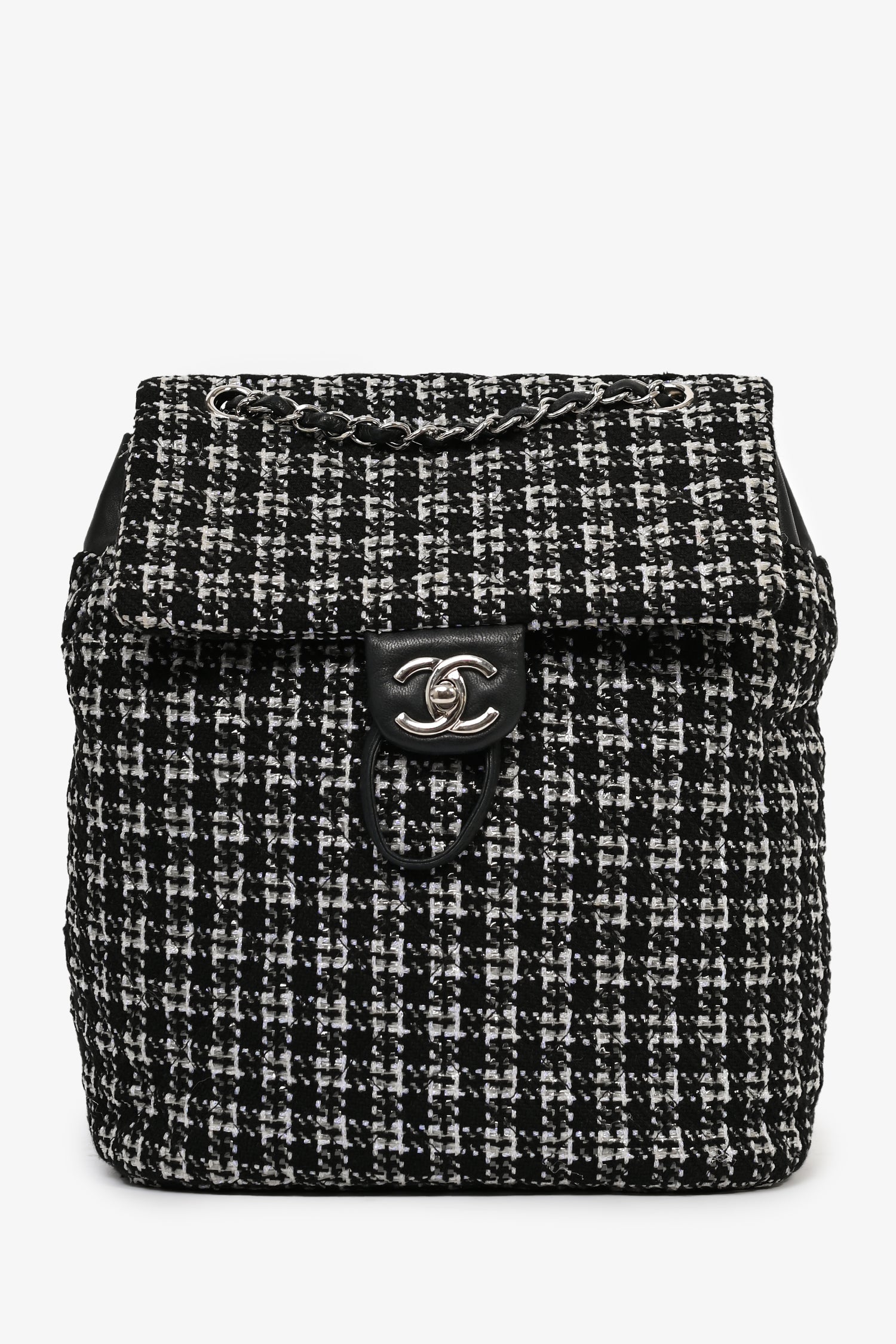 Chanel ™ 2016 Black/Silver Backpack - Rovelle Bags