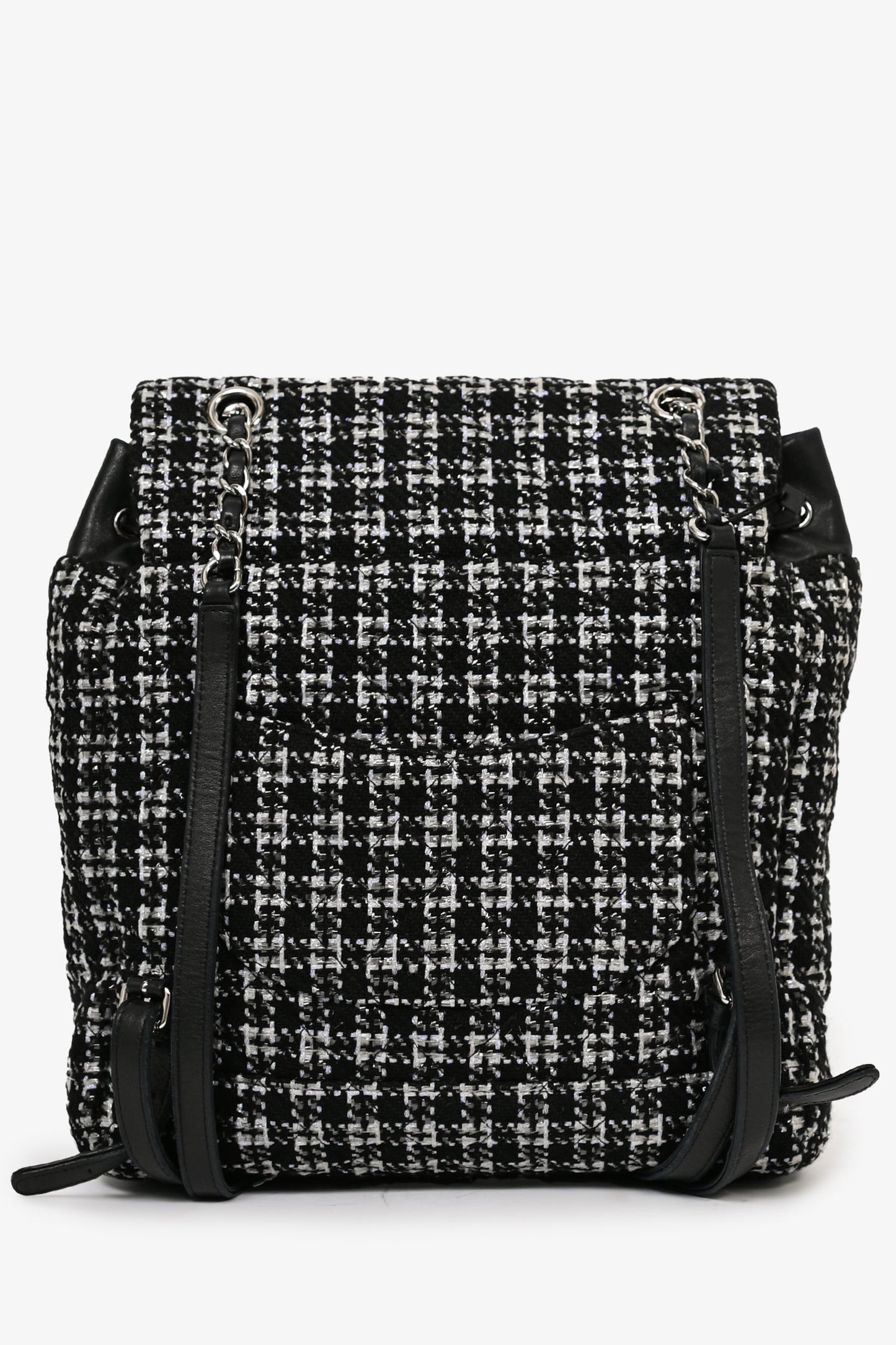 Chanel ™ 2016 Black/Silver Backpack - Rovelle Bags