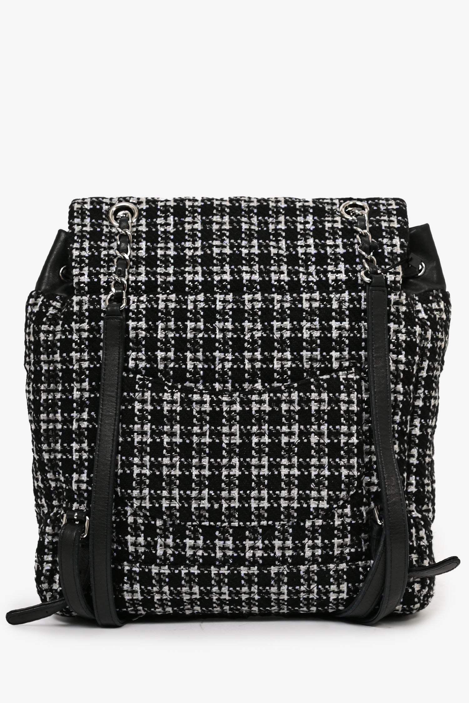 Chanel ™ 2016 Black/Silver Backpack - Rovelle Bags