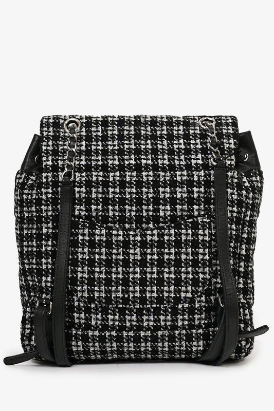 Chanel ™ 2016 Black/Silver Backpack - Rovelle Bags