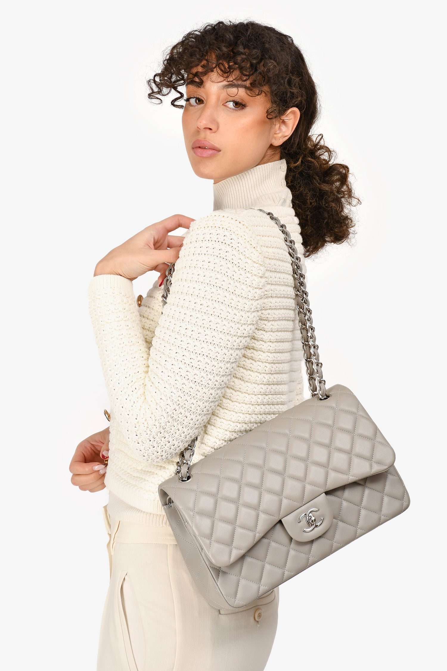 Chanel ™ 2019/20 Grey Shoulder Bag - Rovelle Bags