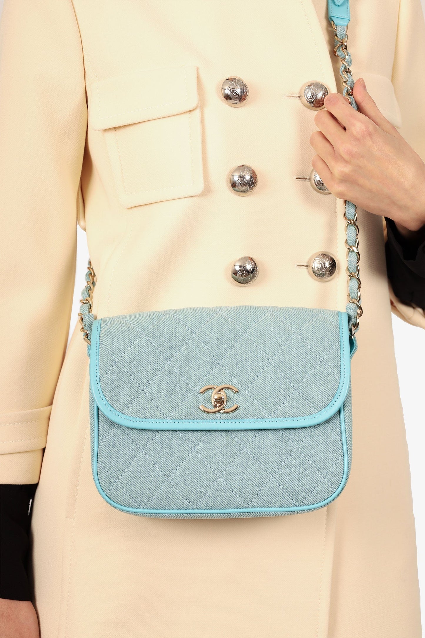 Chanel ™ 2021 Blue Flap Bag - Rovelle Bags
