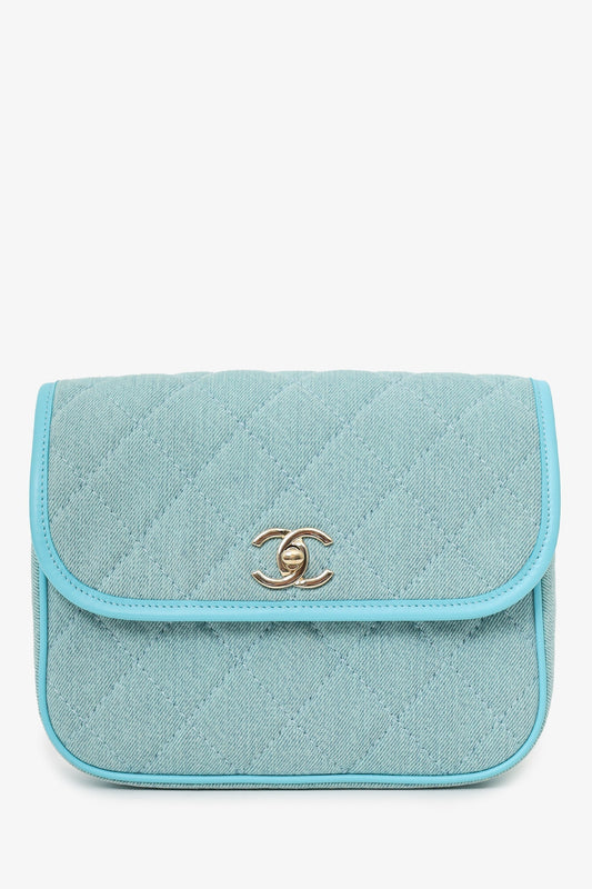 Chanel ™ 2021 Blue Flap Bag - Rovelle Bags