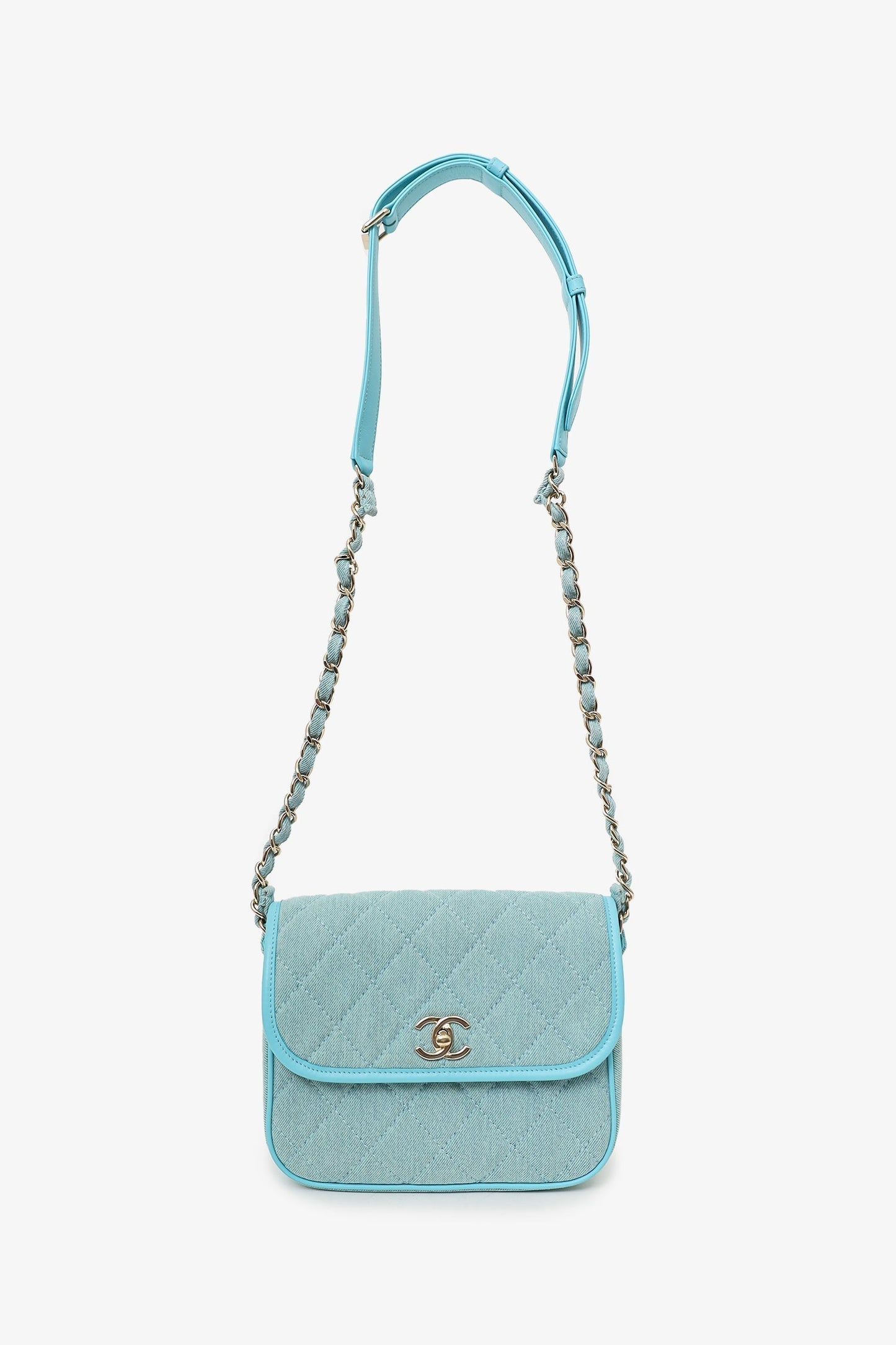 Chanel ™ 2021 Blue Flap Bag - Rovelle Bags