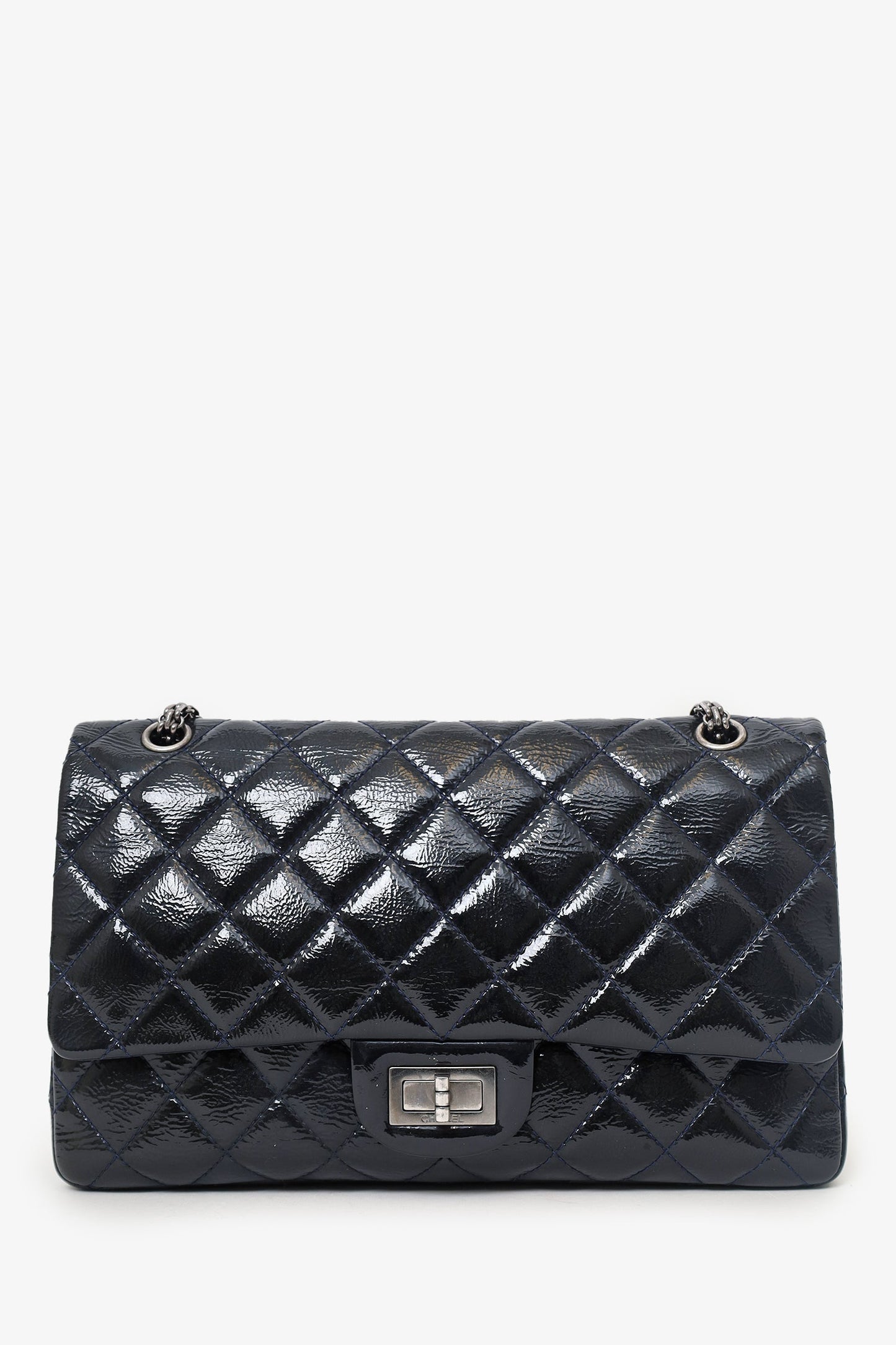 Chanel ™ 2010-11 Navy Flap Bag - Rovelle Bags
