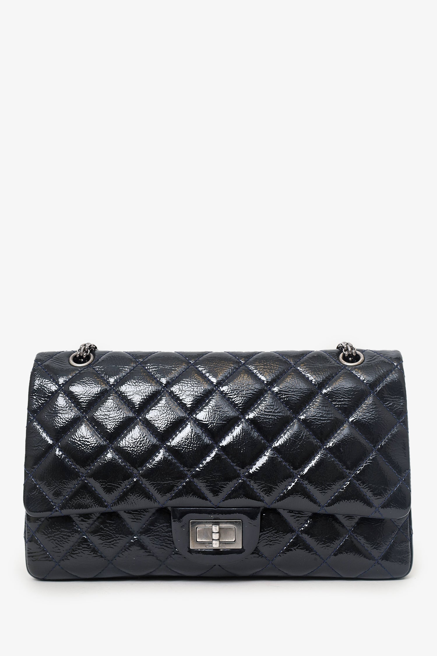 Chanel ™ 2010-11 Navy Flap Bag - Rovelle Bags