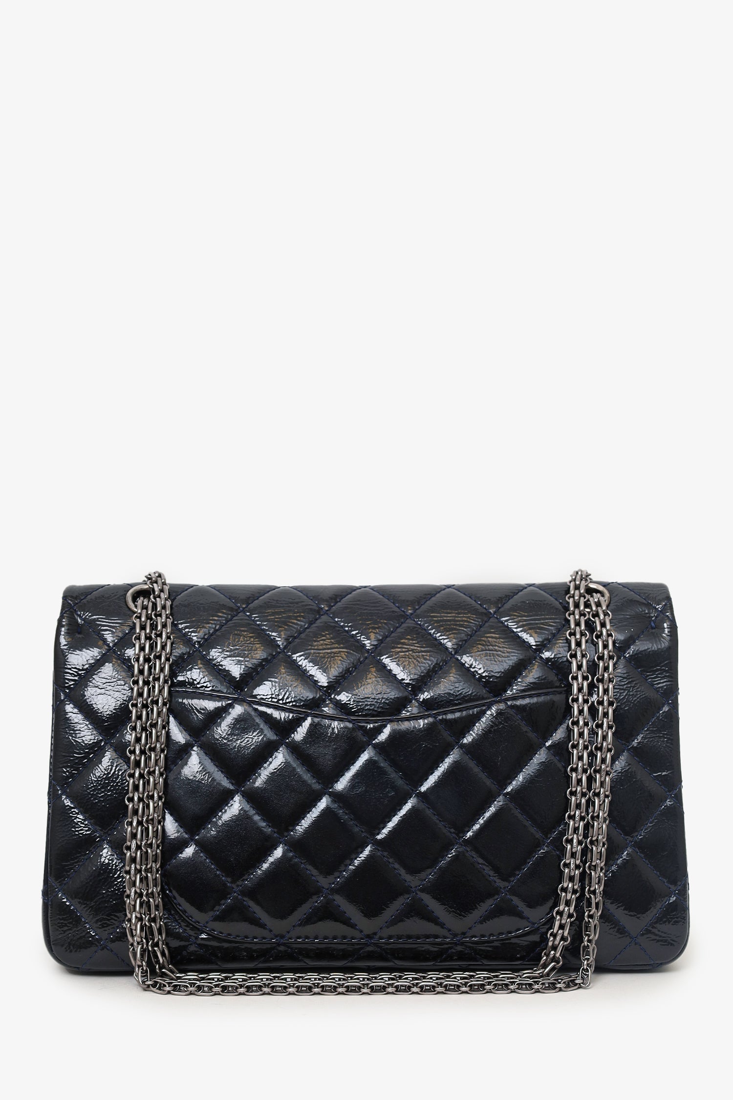 Chanel ™ 2010-11 Navy Flap Bag - Rovelle Bags