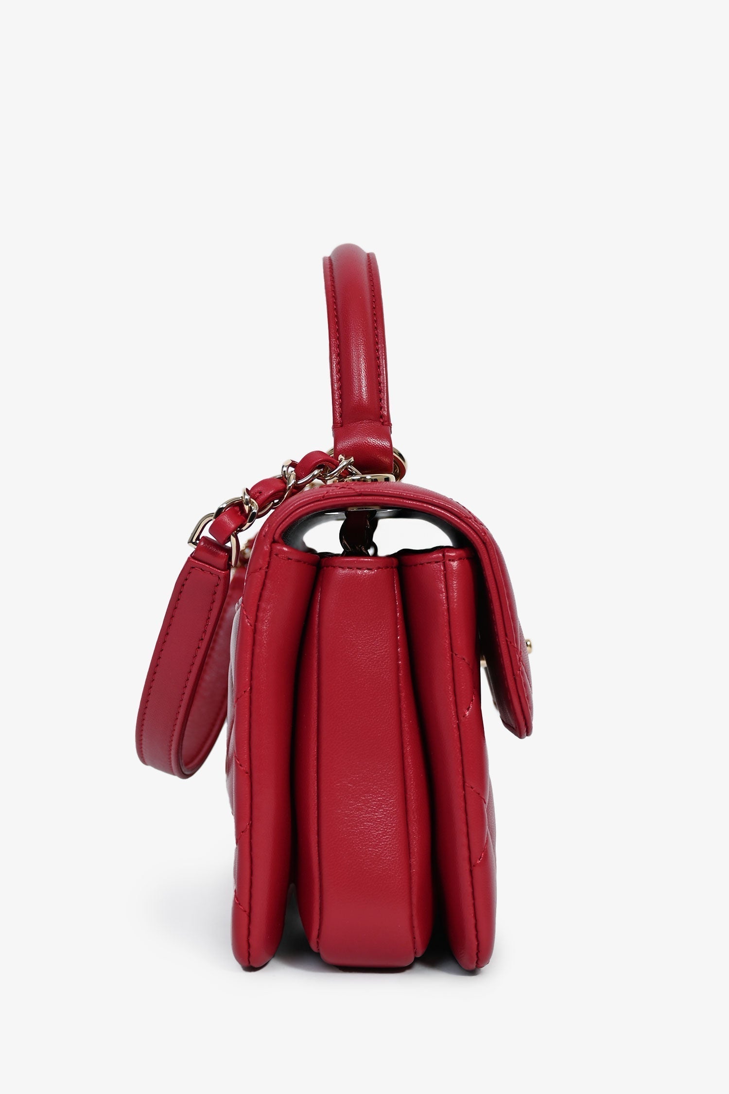 Chanel ™ Magenta Leather Handbag - Rovelle Bags