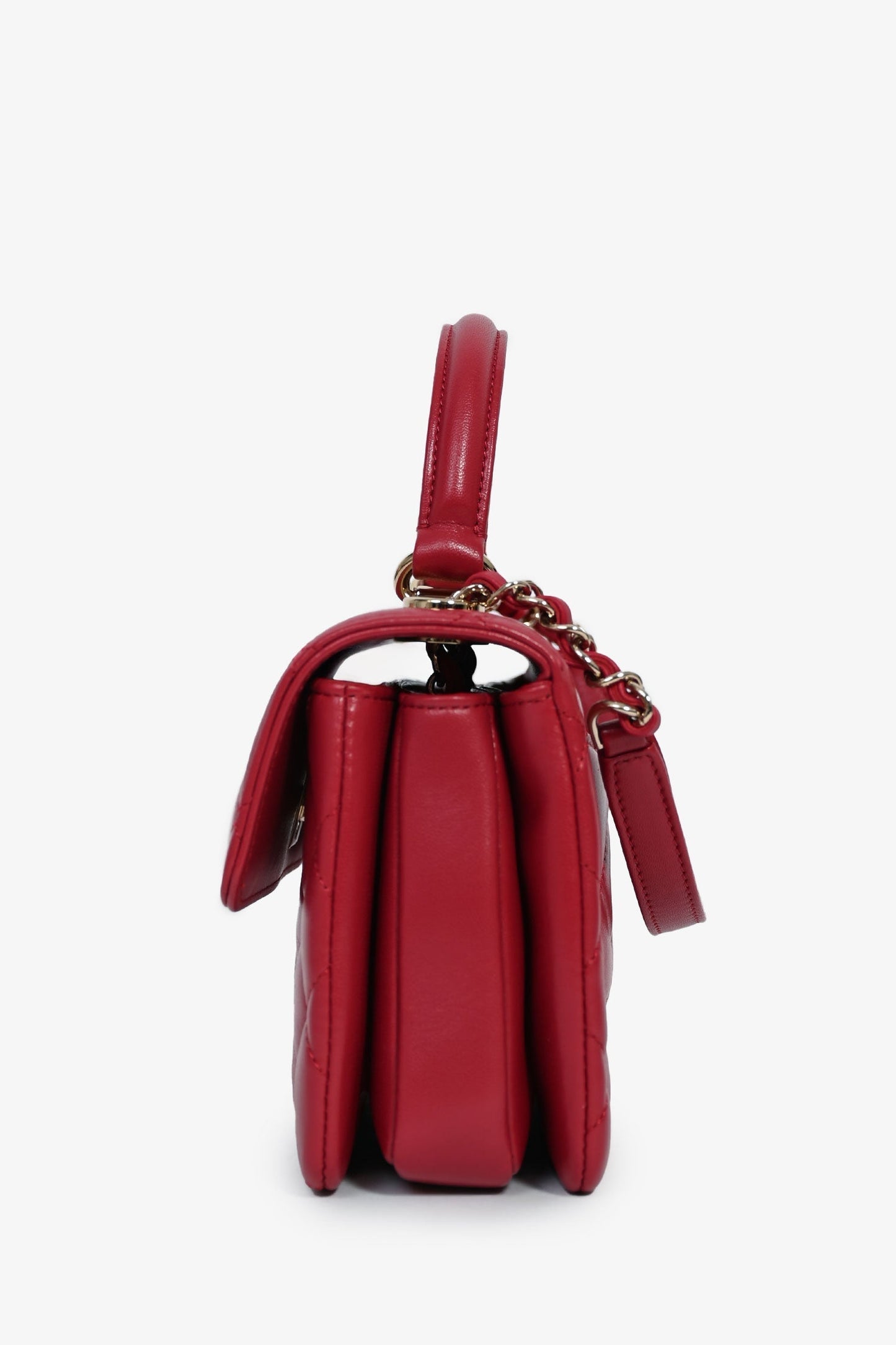 Chanel ™ Magenta Leather Handbag - Rovelle Bags