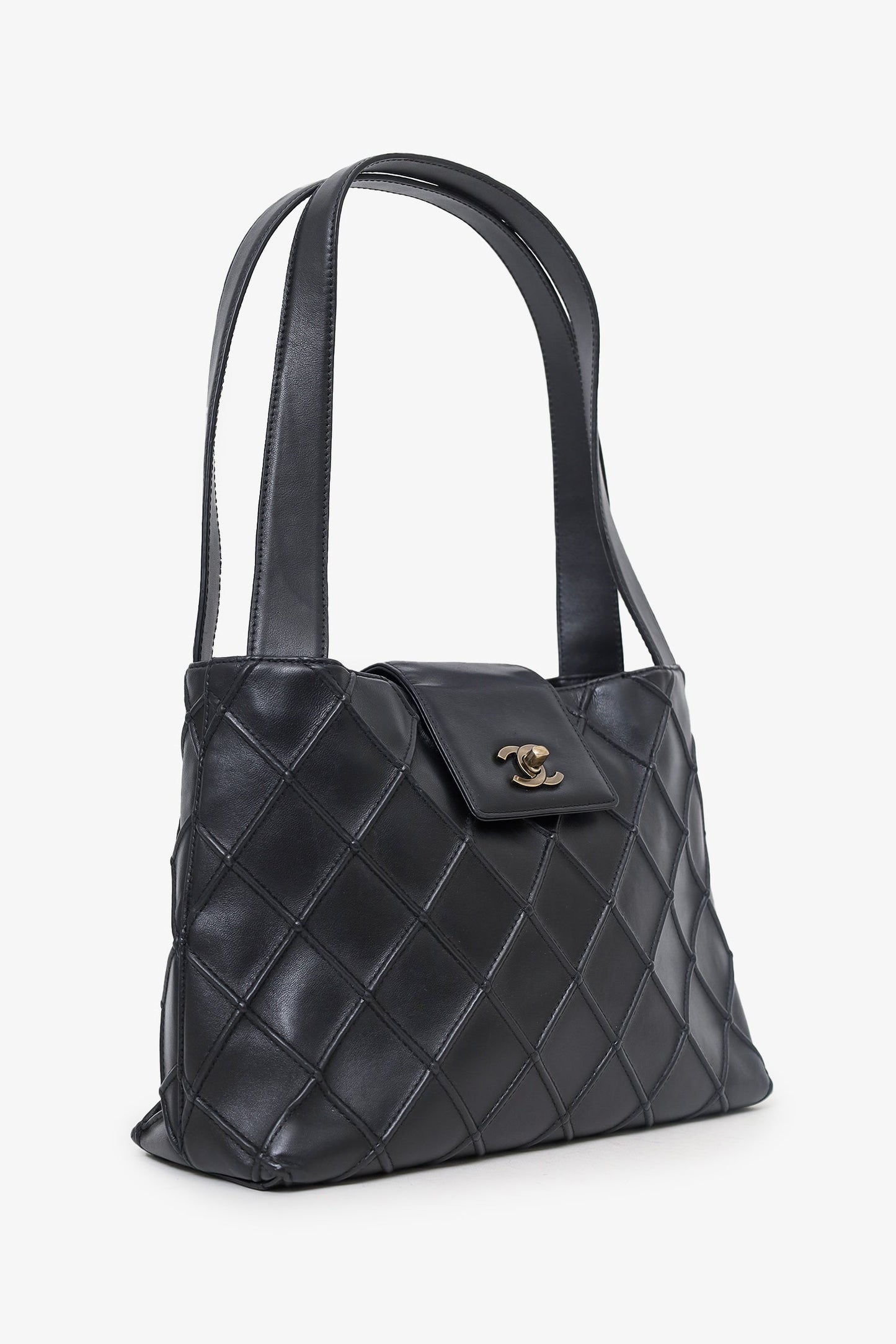 Chanel ™ 2000-02 Black Shoulder Bag - Rovelle Bags