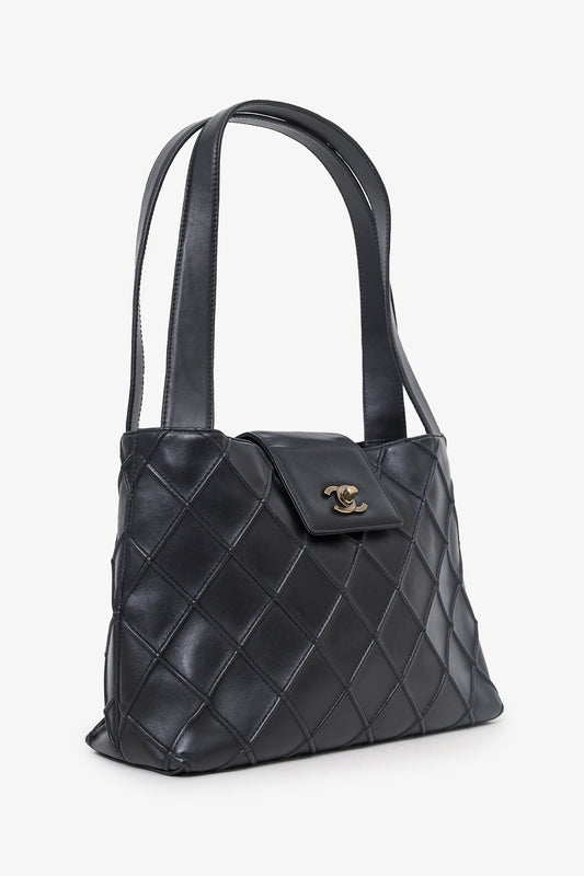 Chanel ™ 2000-02 Black Shoulder Bag - Rovelle Bags