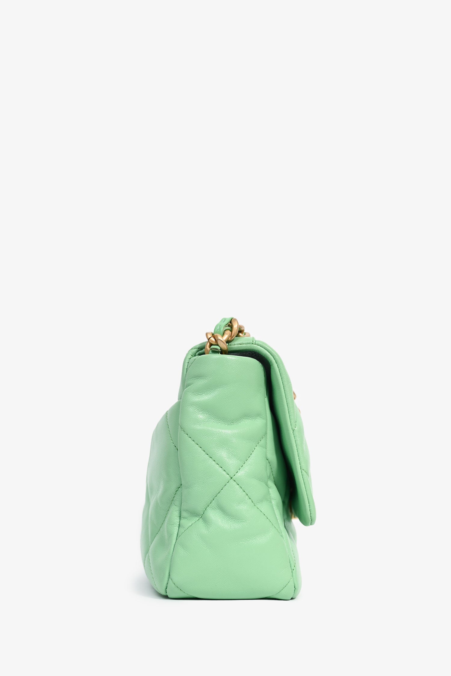 Chanel ™ Green Leather Shoulder Bag - Rovelle Bags