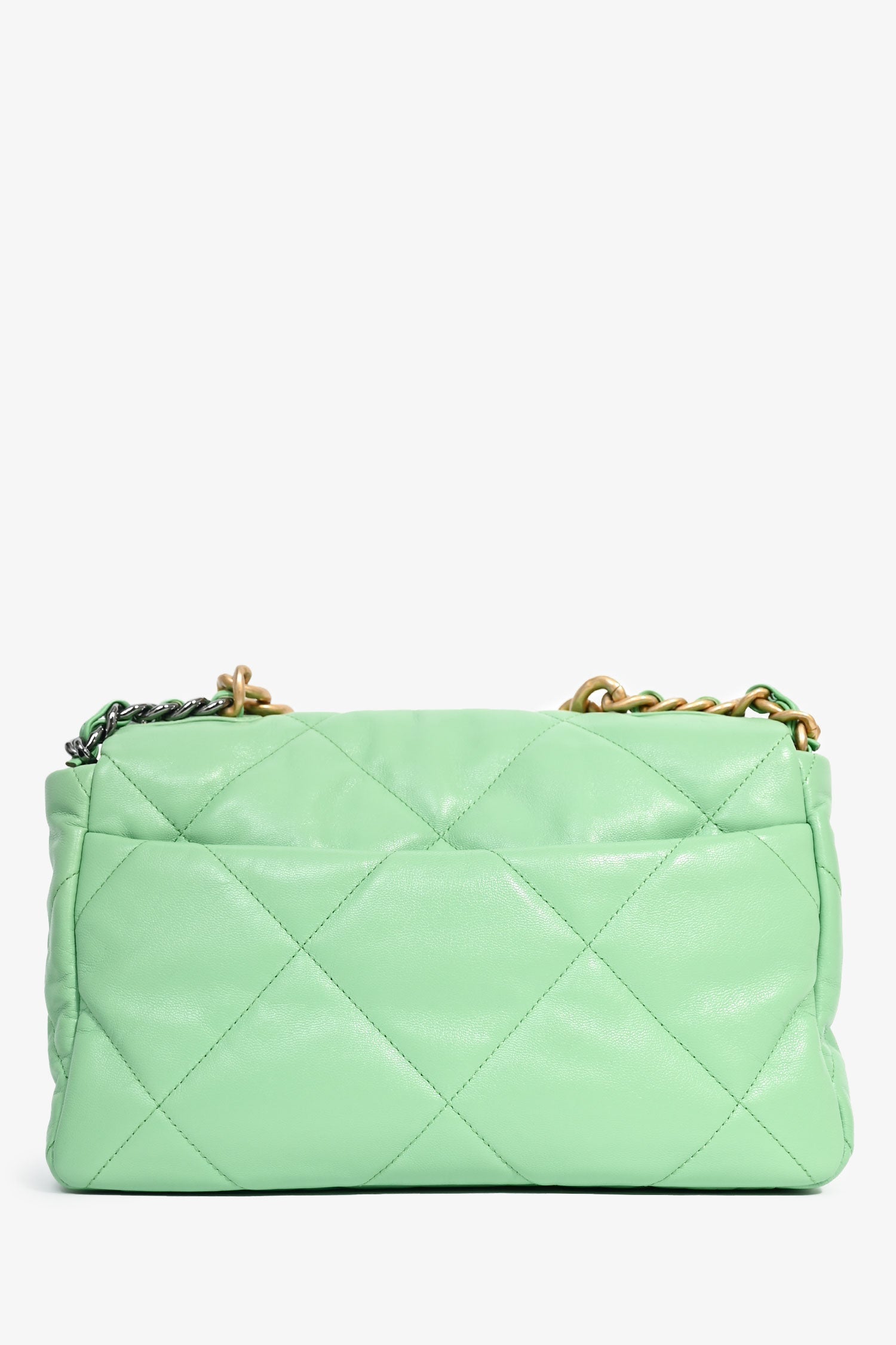 Chanel ™ Green Leather Shoulder Bag - Rovelle Bags