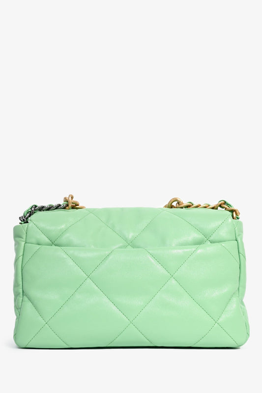 Chanel ™ Green Leather Shoulder Bag - Rovelle Bags