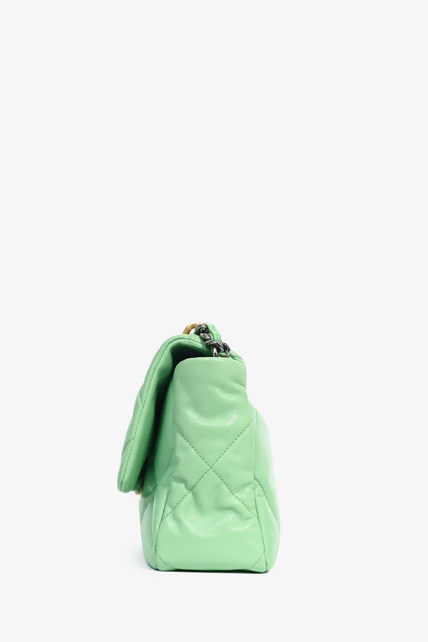 Chanel ™ Green Leather Shoulder Bag - Rovelle Bags