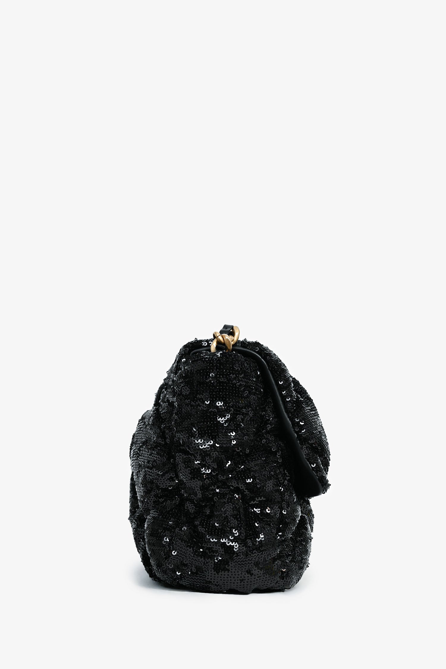 Chanel ™ Black Sequin Flap Bag - Rovelle Bags