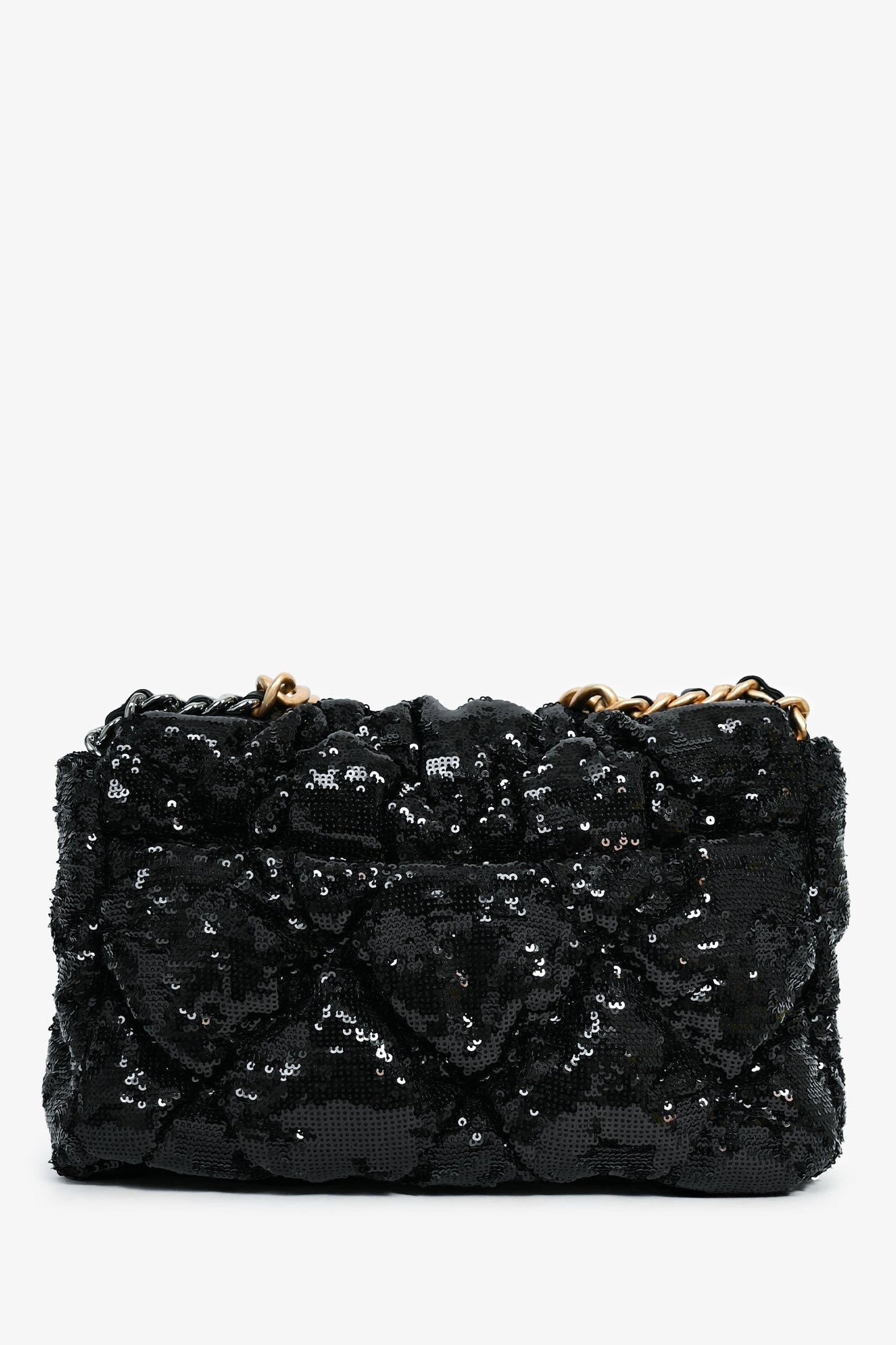 Chanel ™ Black Sequin Flap Bag - Rovelle Bags